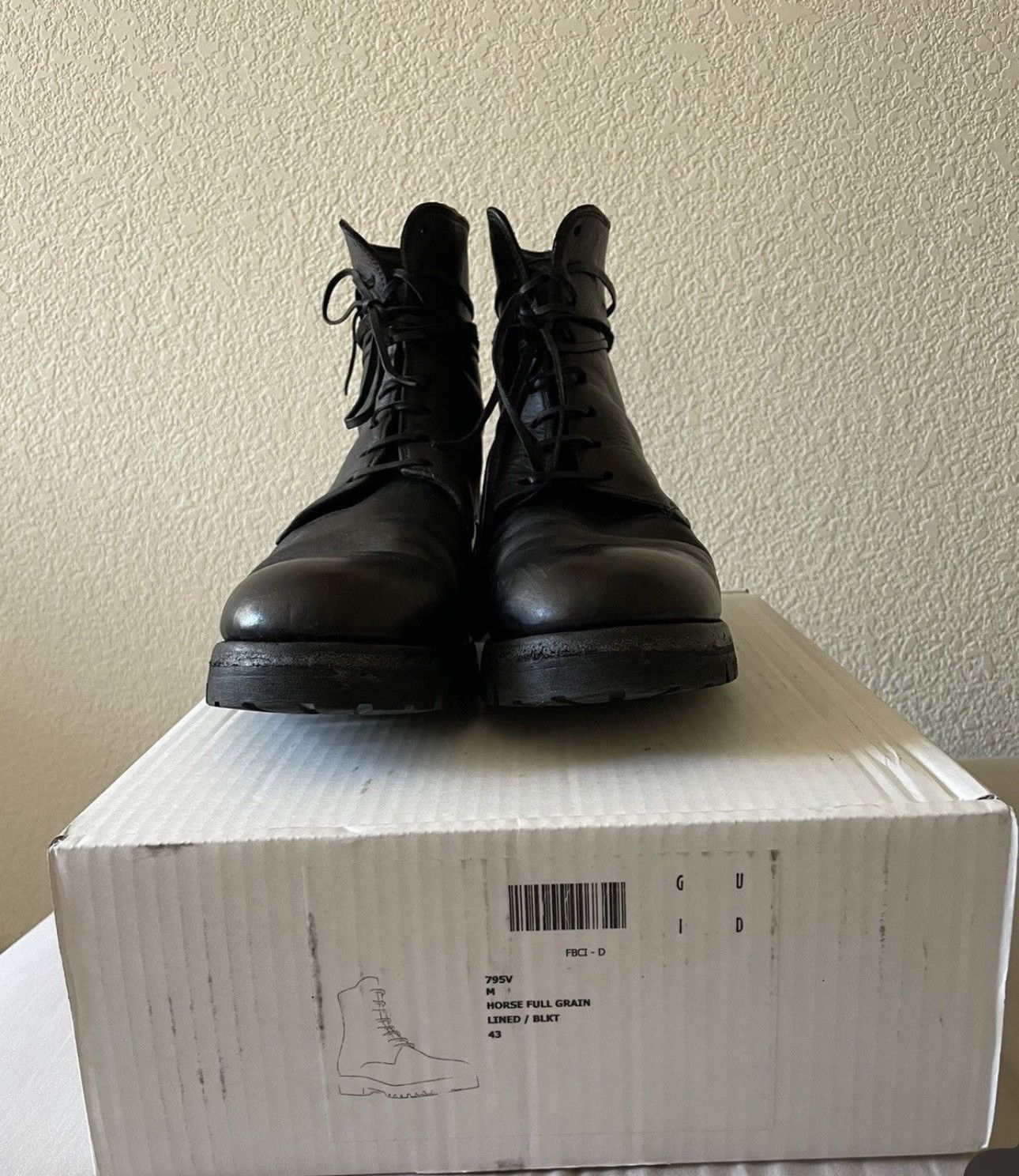 Guidi Guidi 795v Leather Combat Boots Size US 10 / EU 43 - 3 Thumbnail