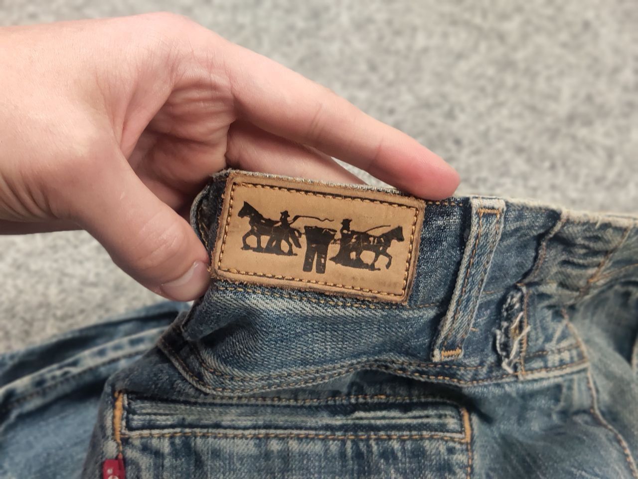 Levi's Vintage Levi's Y2K Style A-Line Deconstructed Denim Skirt Size 29" - 12 Thumbnail