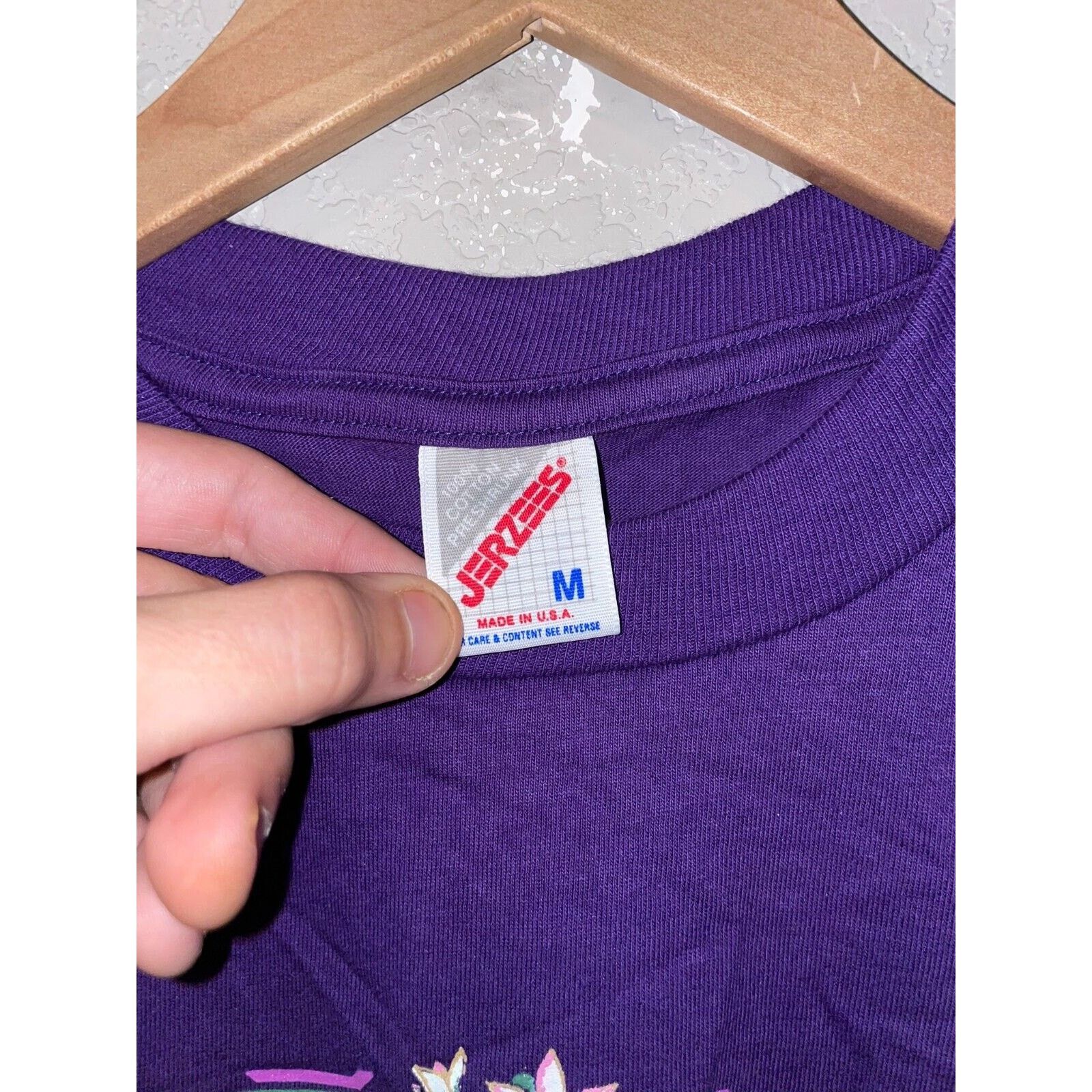 Jerzees Vintage Test Print Shirt Virginia Santa Fe Tee VTG 90s M Size US M / EU 48-50 / 2 - 6 Thumbnail