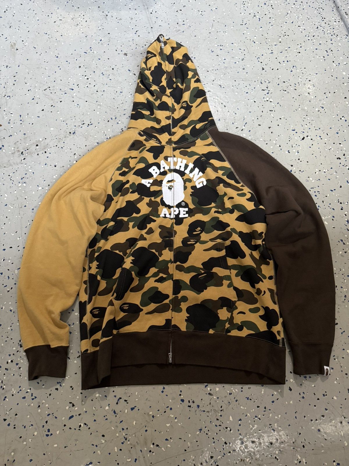 Bape BAPE 1st Camo Crazy College Full Zip Hoodie (SS23) - Xxl Size US XXL / EU 58 / 5 - 3 Thumbnail