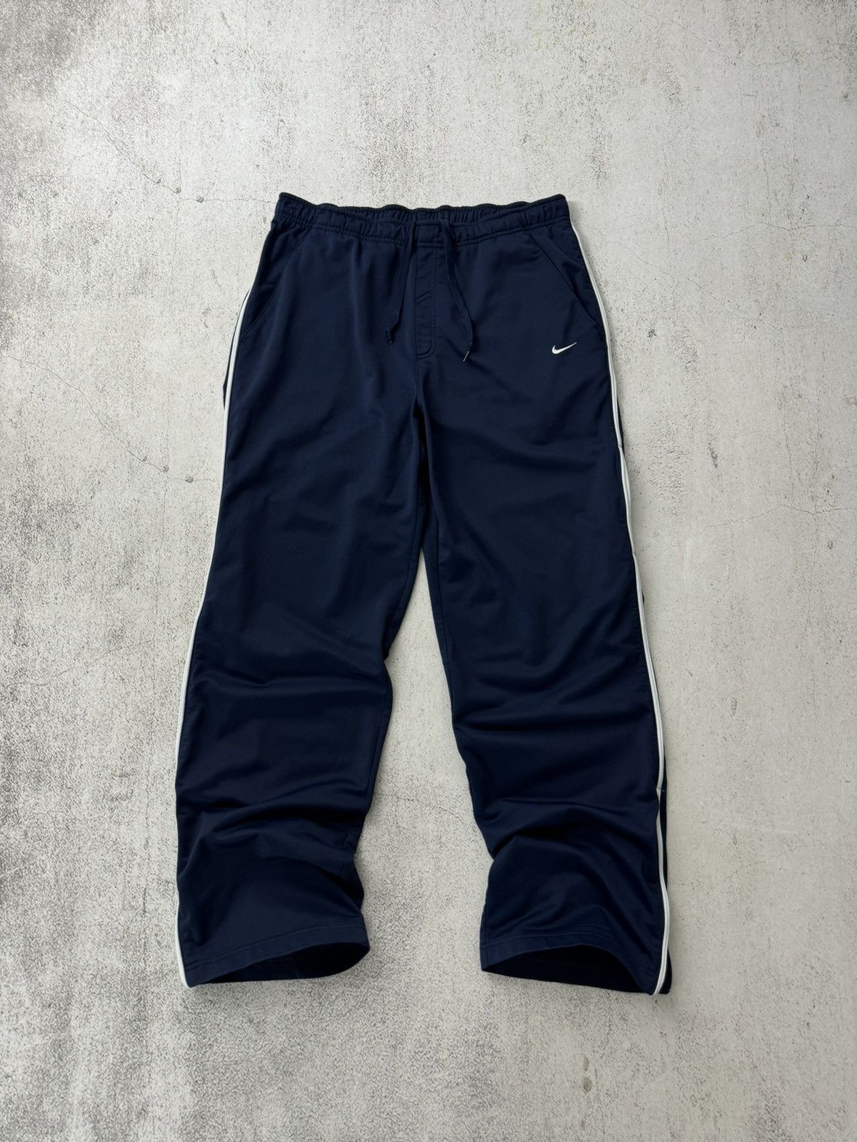 Vintage Nike Vintage Swoosh Y2K Blue Pants Size US 36 / EU 52 - 1 Thumbnail