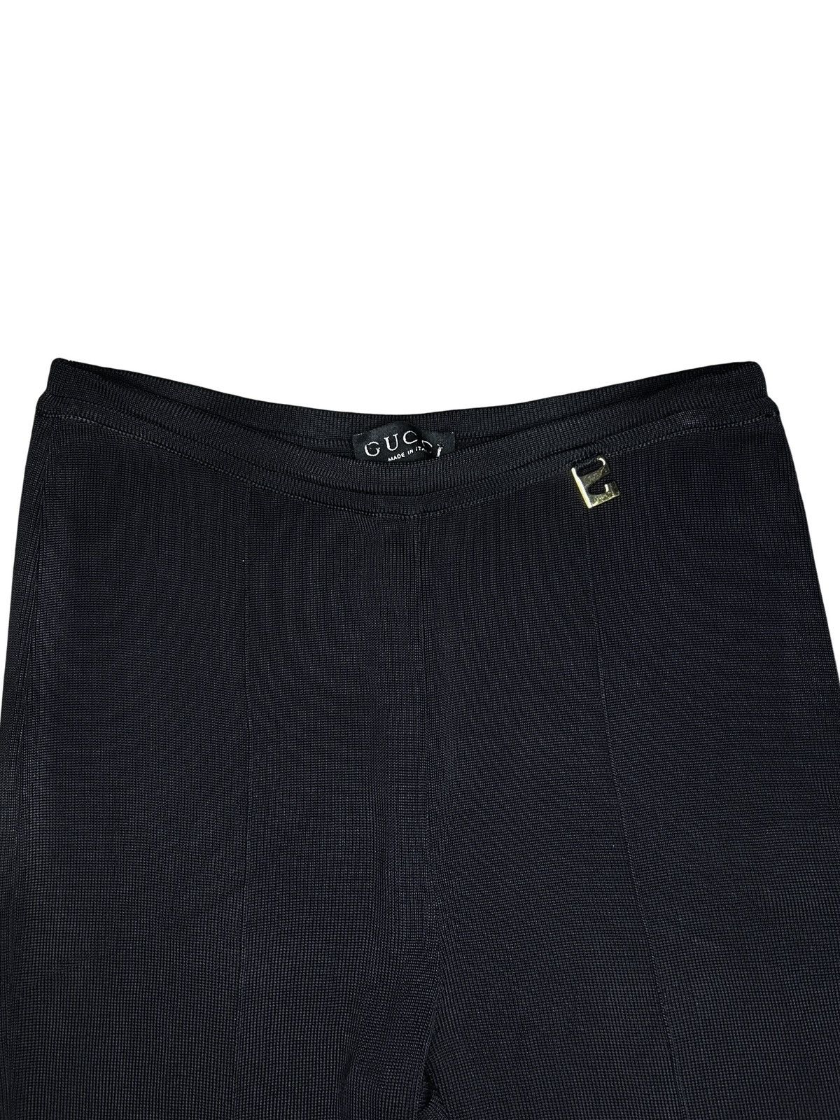 Gucci S/S 97 Tom Ford Knitted Flared Trousers Size 28" / US 6 / IT 42 - 3 Thumbnail