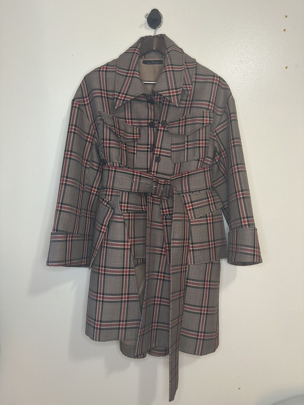 rokh Rokh Tartan Layered Coat Size M / US 6-8 / IT 42-44 - 2 Thumbnail