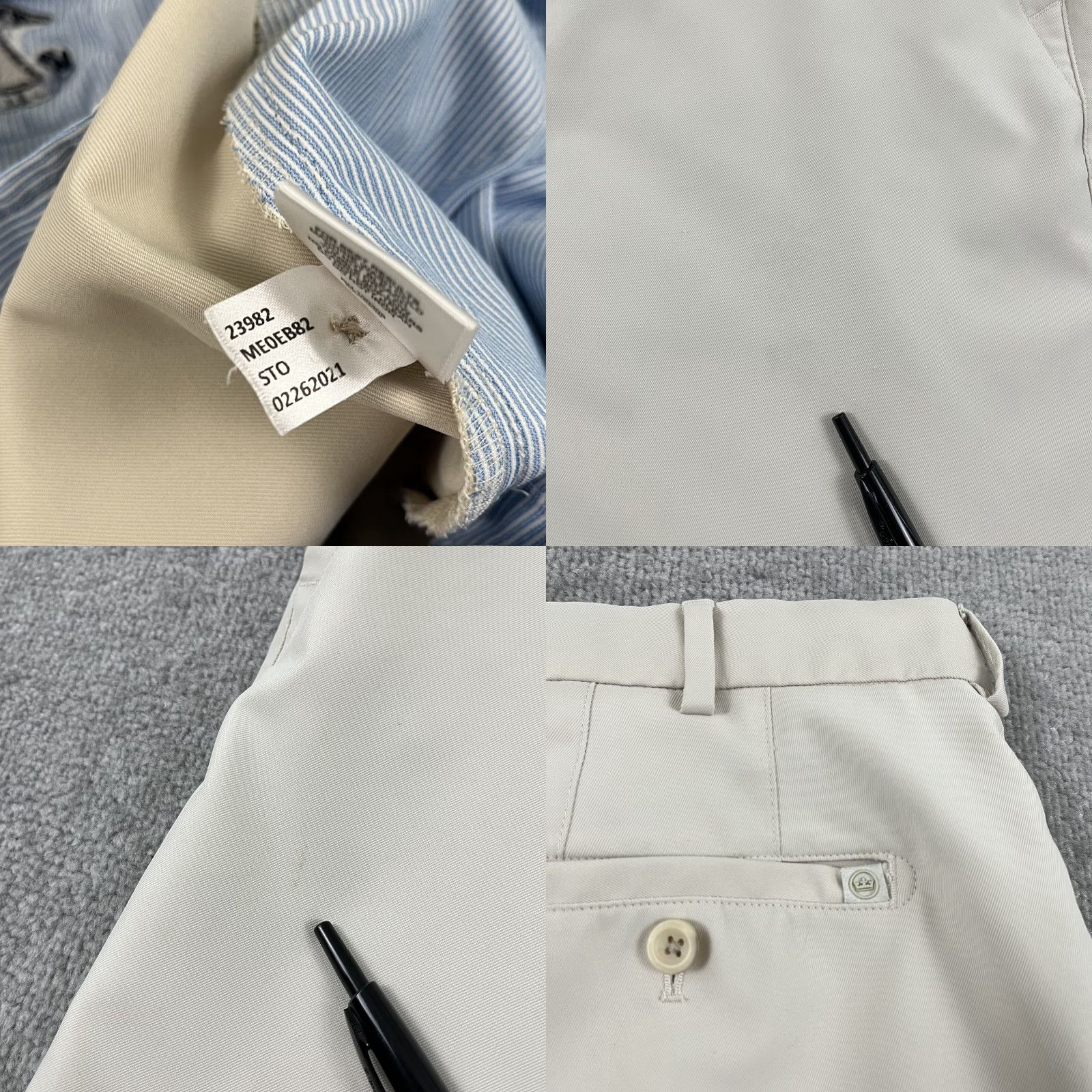 Peter Millar Peter Millar Shorts Mens 35 / 9" Brown Performance Golf Chino Preppy 1910 Goose Size US 35 - 8 Thumbnail