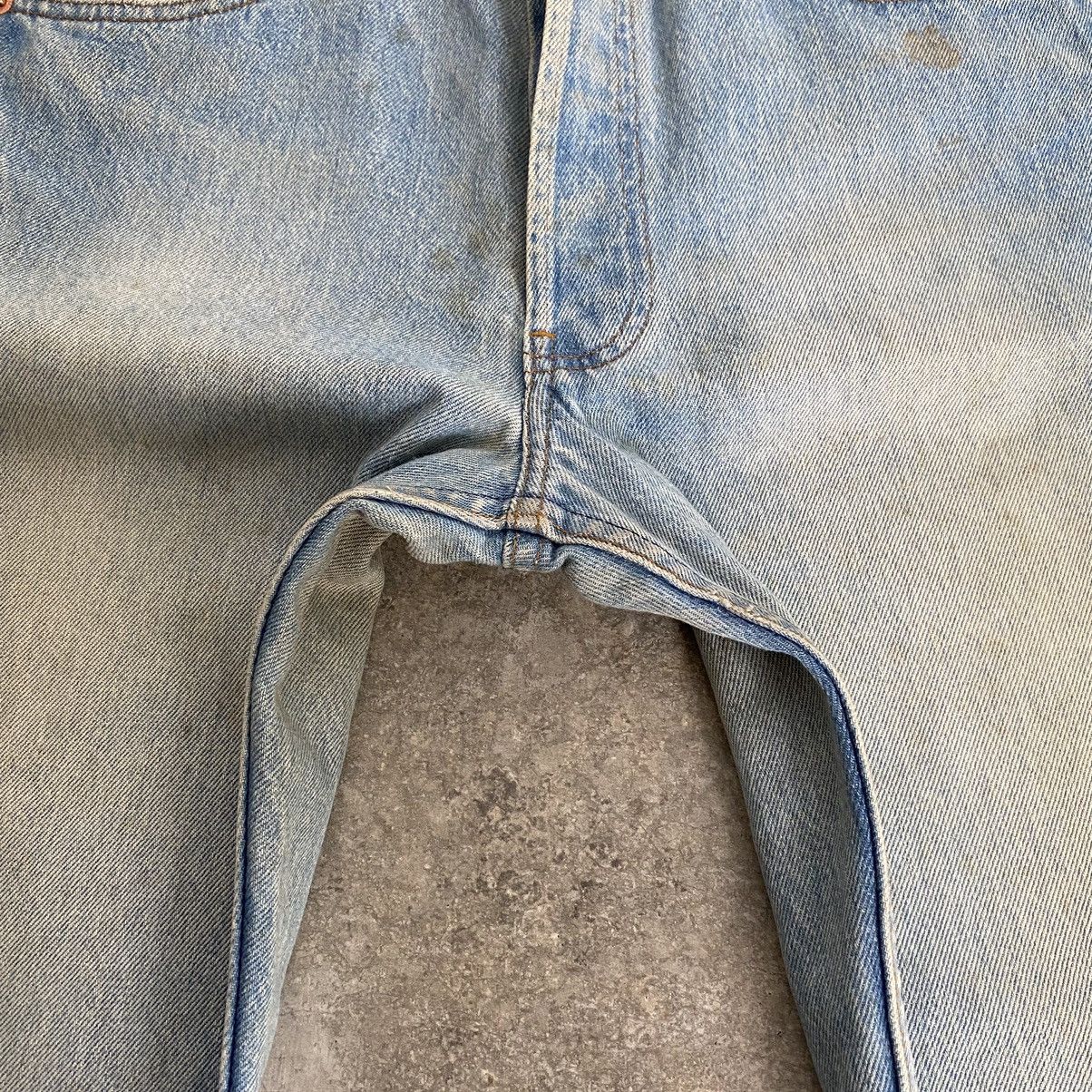 Levi's Size 30x32 Vintage 1991 Levis 501 Light Blue Dirty Jeans Size US 30 / EU 46 - 12 Thumbnail