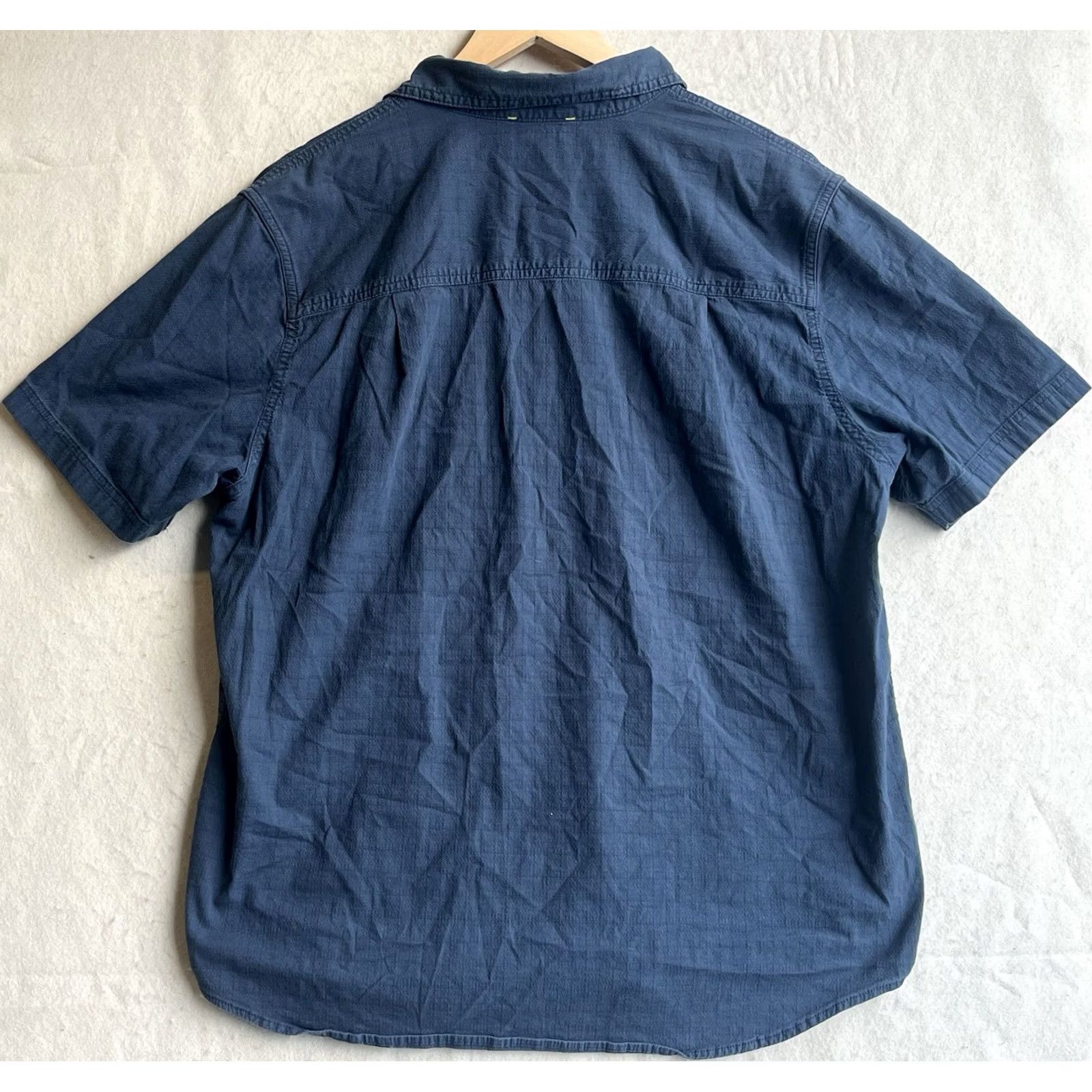 Sierra Designs Sierra Designs Shirt Mens XL Button Up Blue Cotton Outdoor Hiking Utility Button Size US XL / EU 56 / 4 - 2 Thumbnail