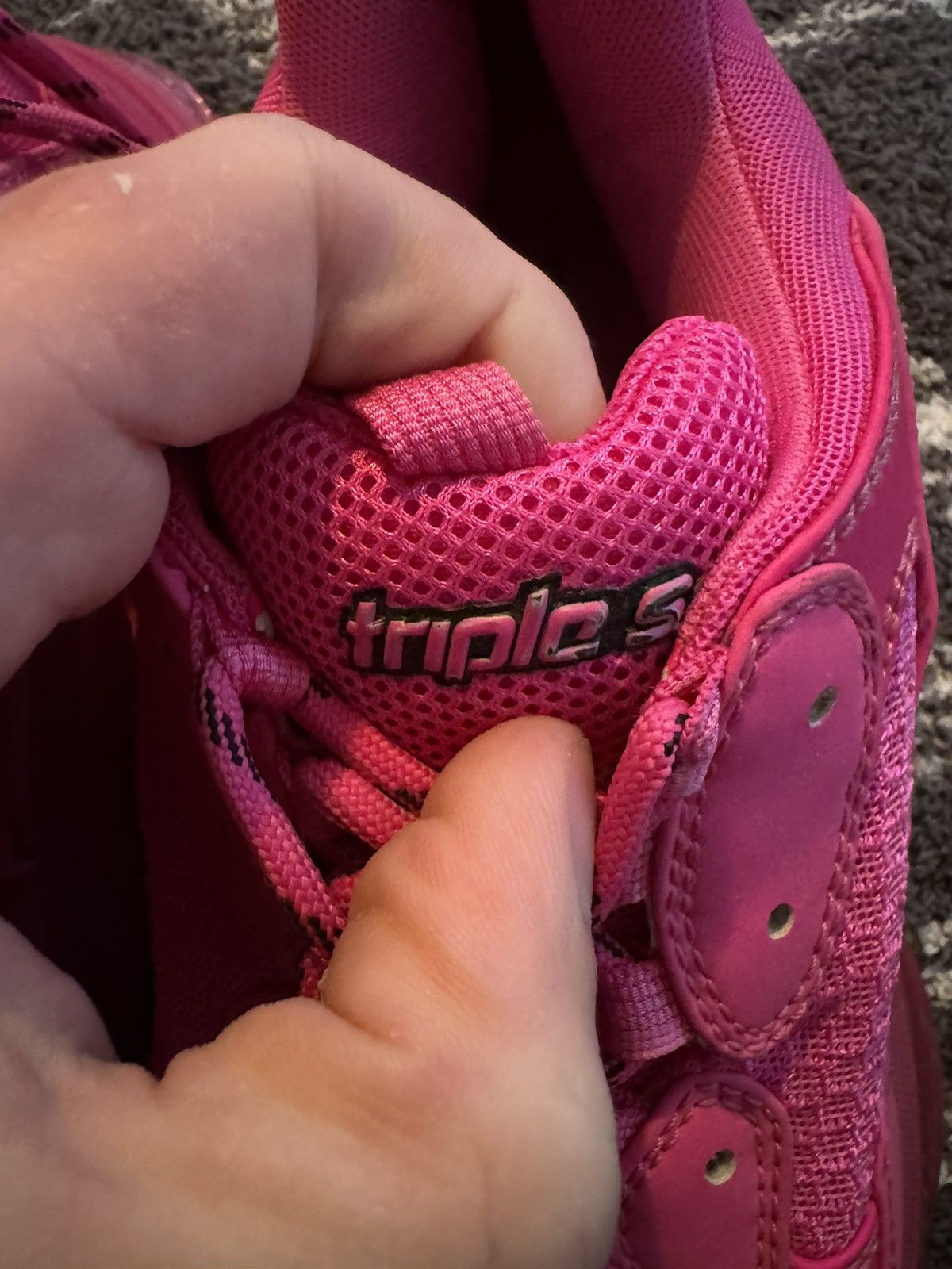 Balenciaga BALENCIAGA TRIPLE S PINK SNEAKERS Size US 10 / EU 43 - 7 Thumbnail