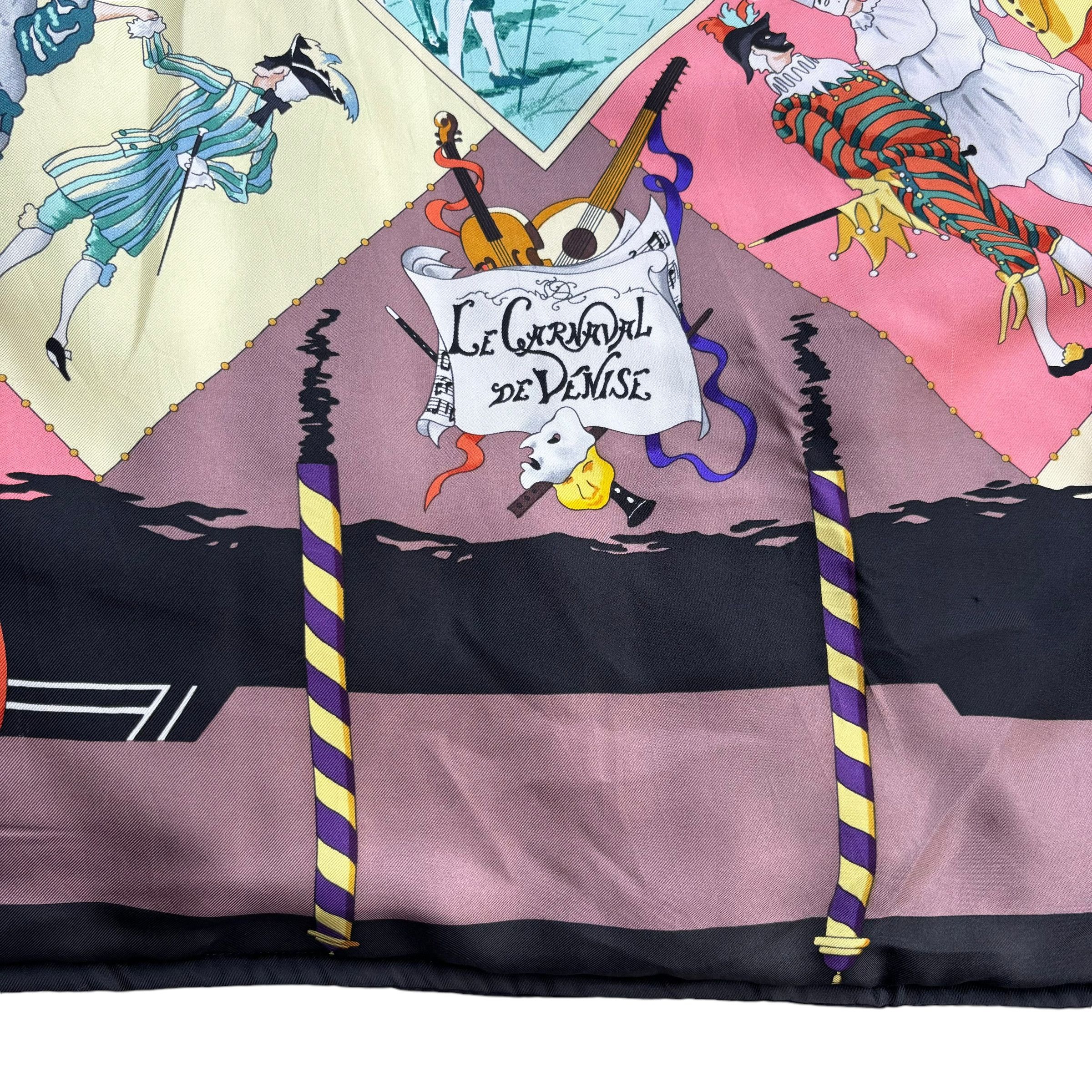 Hermes Vintage Hermes Le Carnavale de Venise Reversible Silk Jacket Size US M / EU 48-50 / 2 - 12 Thumbnail