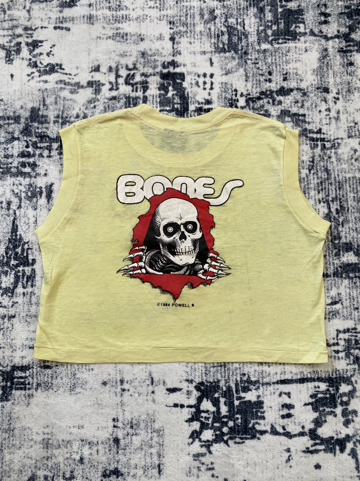 Powell Peralta × Vintage Powell Peralta Vintage 80s Womens Crop Top Medium RARE Size M / US 6-8 / IT 42-44 - 4 Thumbnail