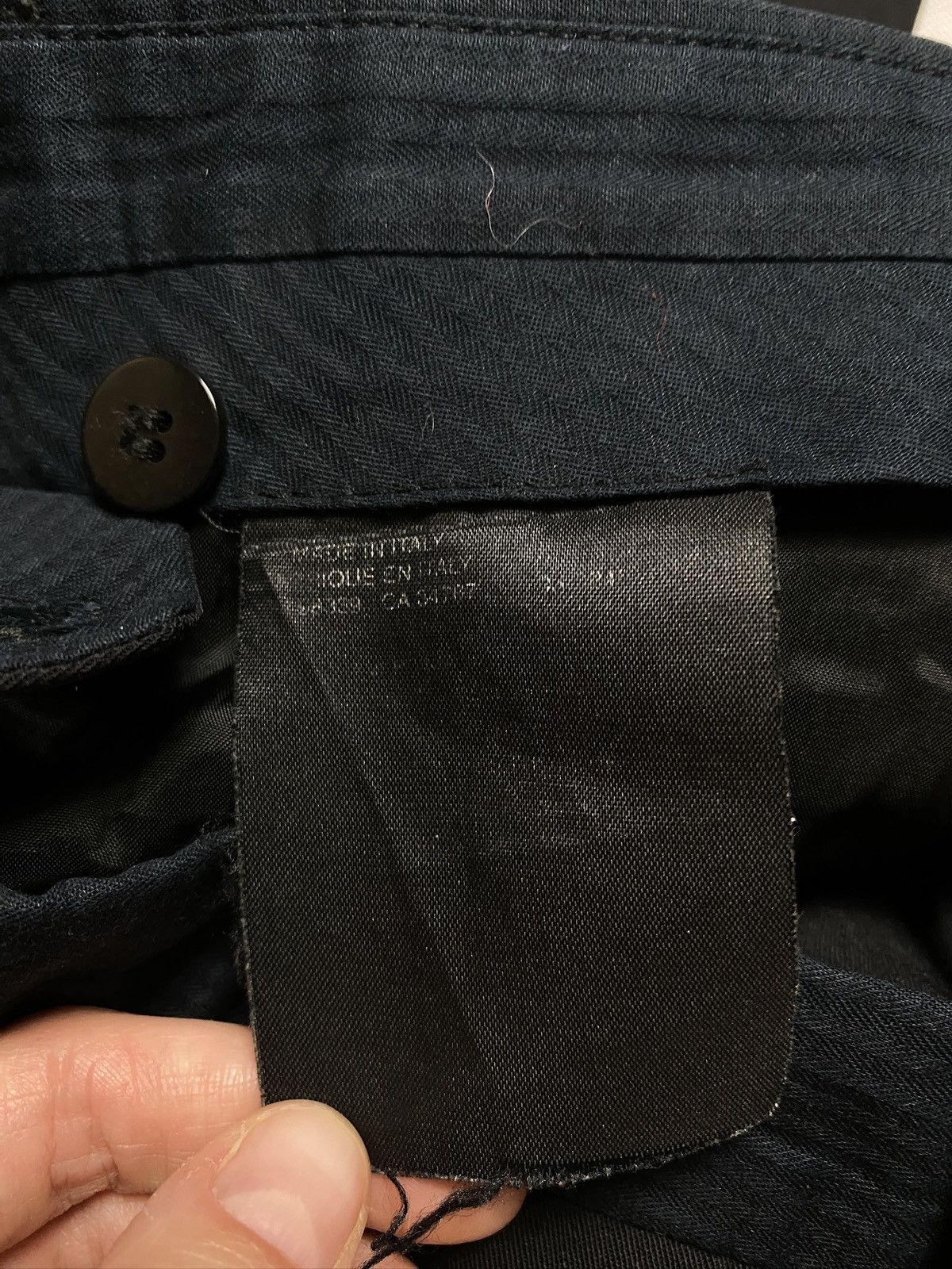 Designer × Prada Prada black Classic elegance pants glowing material Size 26" / US 2 / IT 38 - 4 Thumbnail
