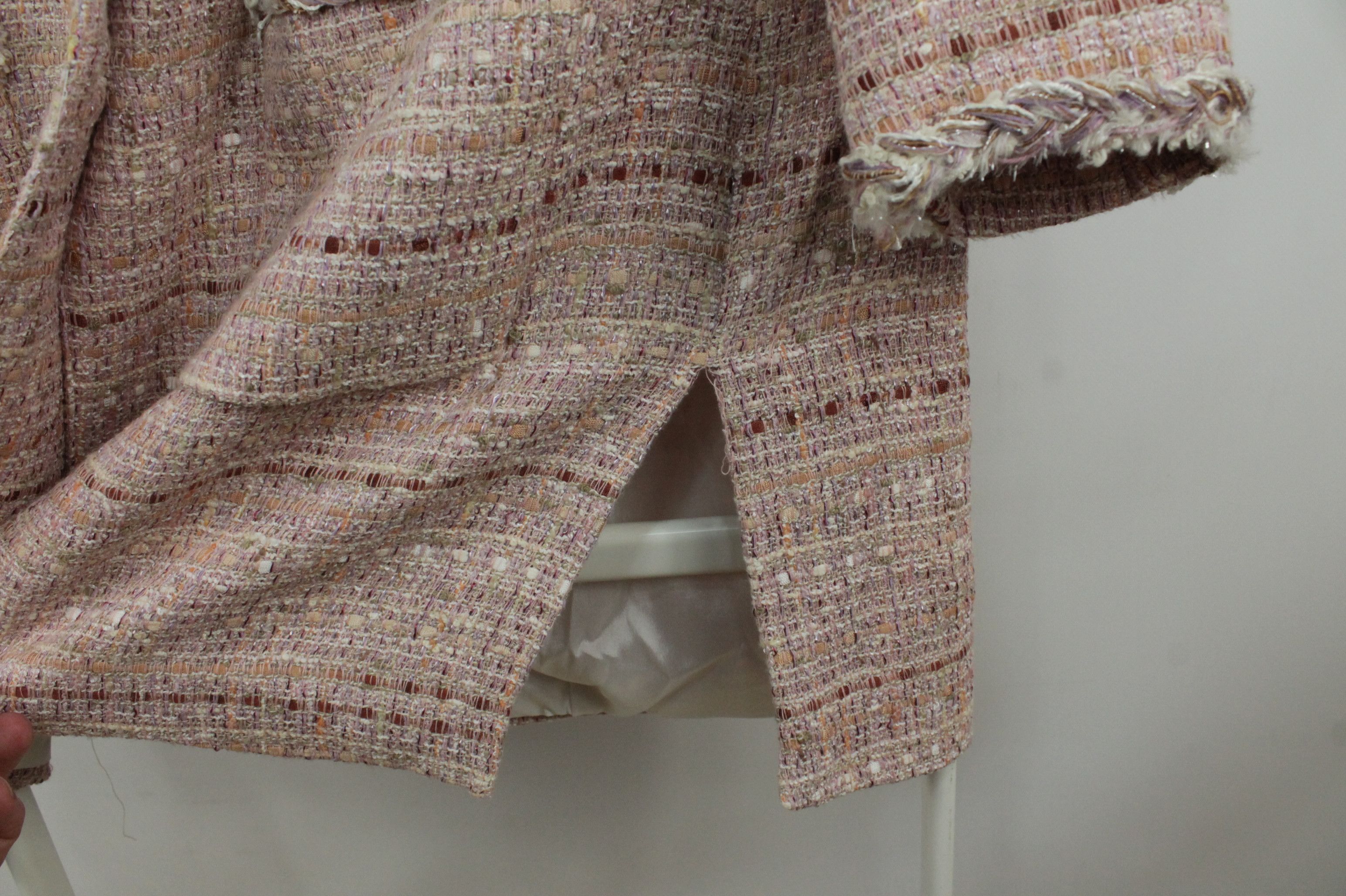 Other Beautiful Onorati Multicolor Knit Blazer Jacket Women's Size L / US 10 / IT 46 - 10 Thumbnail