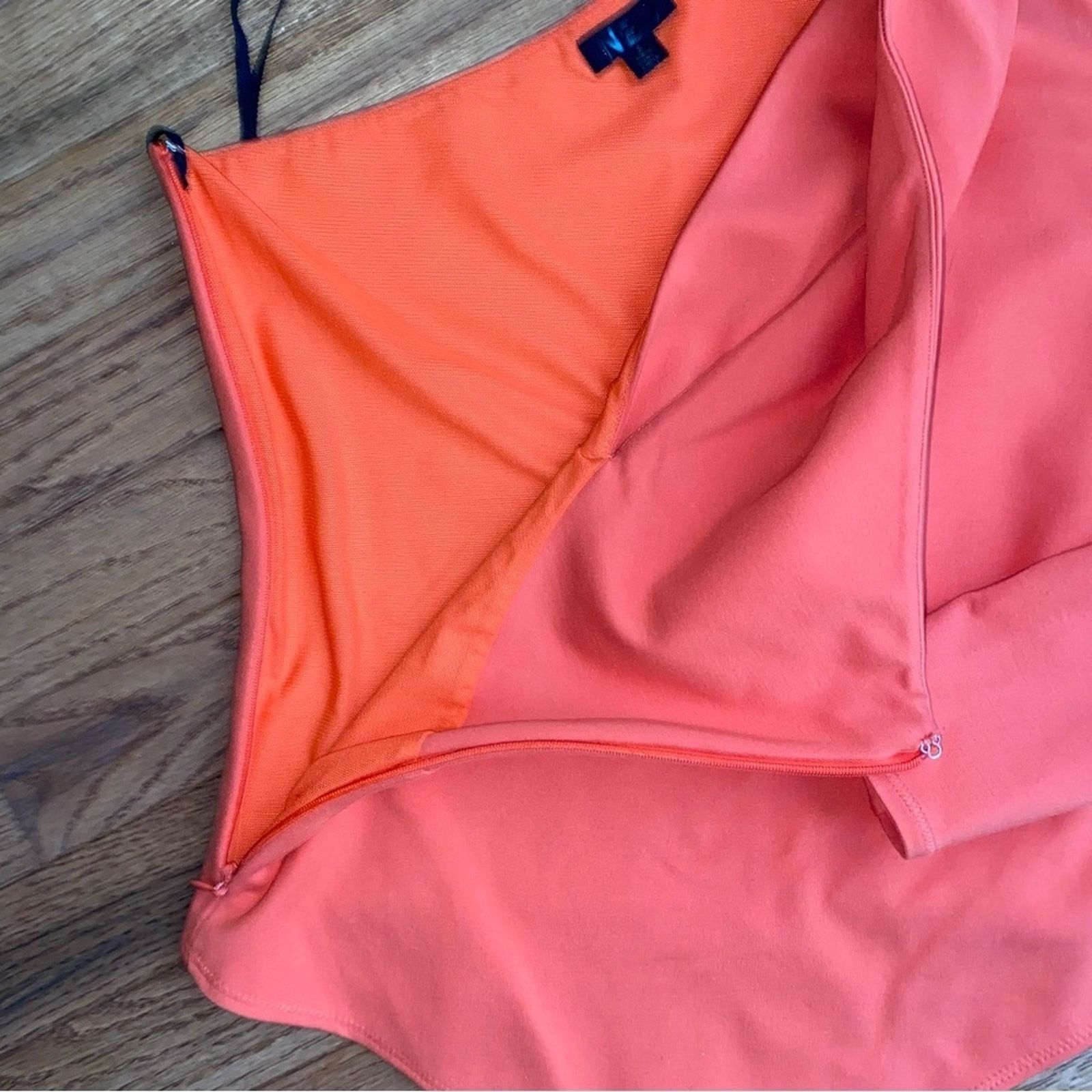 REVOLVE EUC NBD Aaliyah Cut Out One Shoulder Bodysuit Red Orange S Size S / US 4 / IT 40 - 9 Thumbnail
