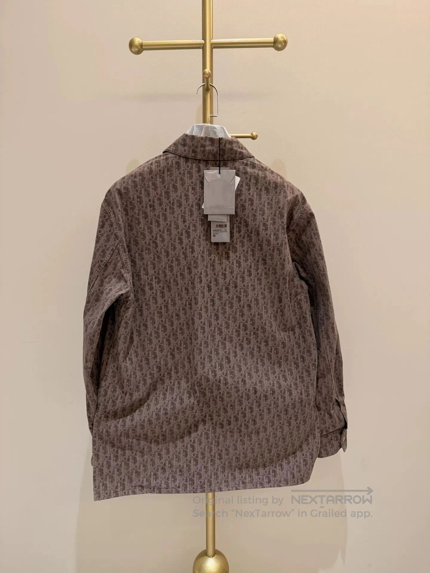 Dior dior logo patterned long sleeve shirt. Size US L / EU 52-54 / 3 - 2 Thumbnail