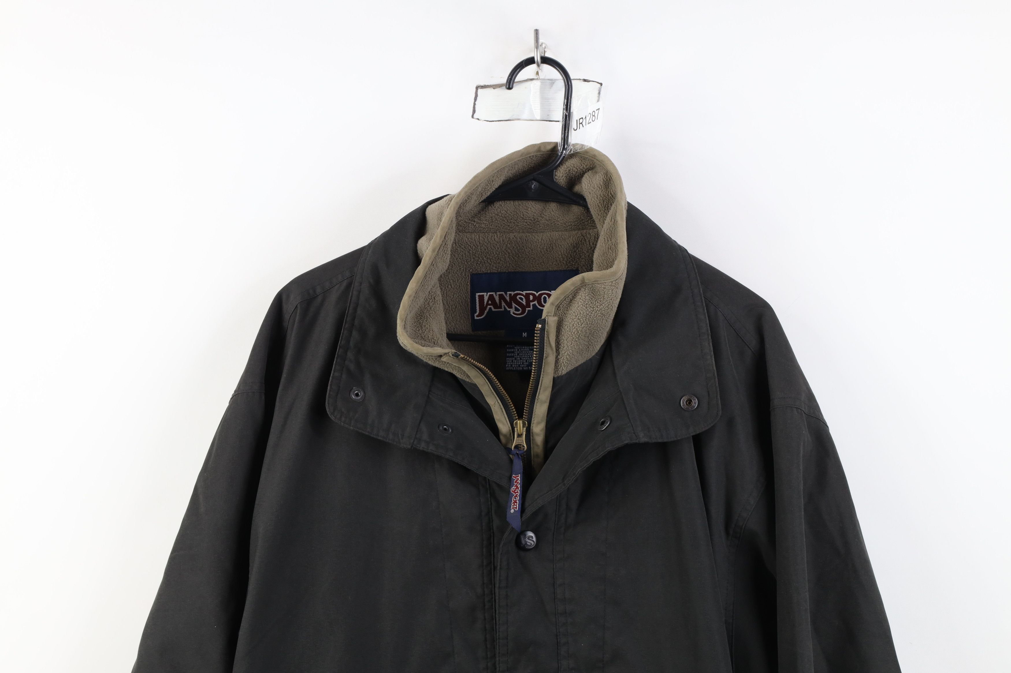 Vintage Vintage 90s Streetwear Bib Half Zip Pullover Anorak Jacket Size US M / EU 48-50 / 2 - 2 Thumbnail