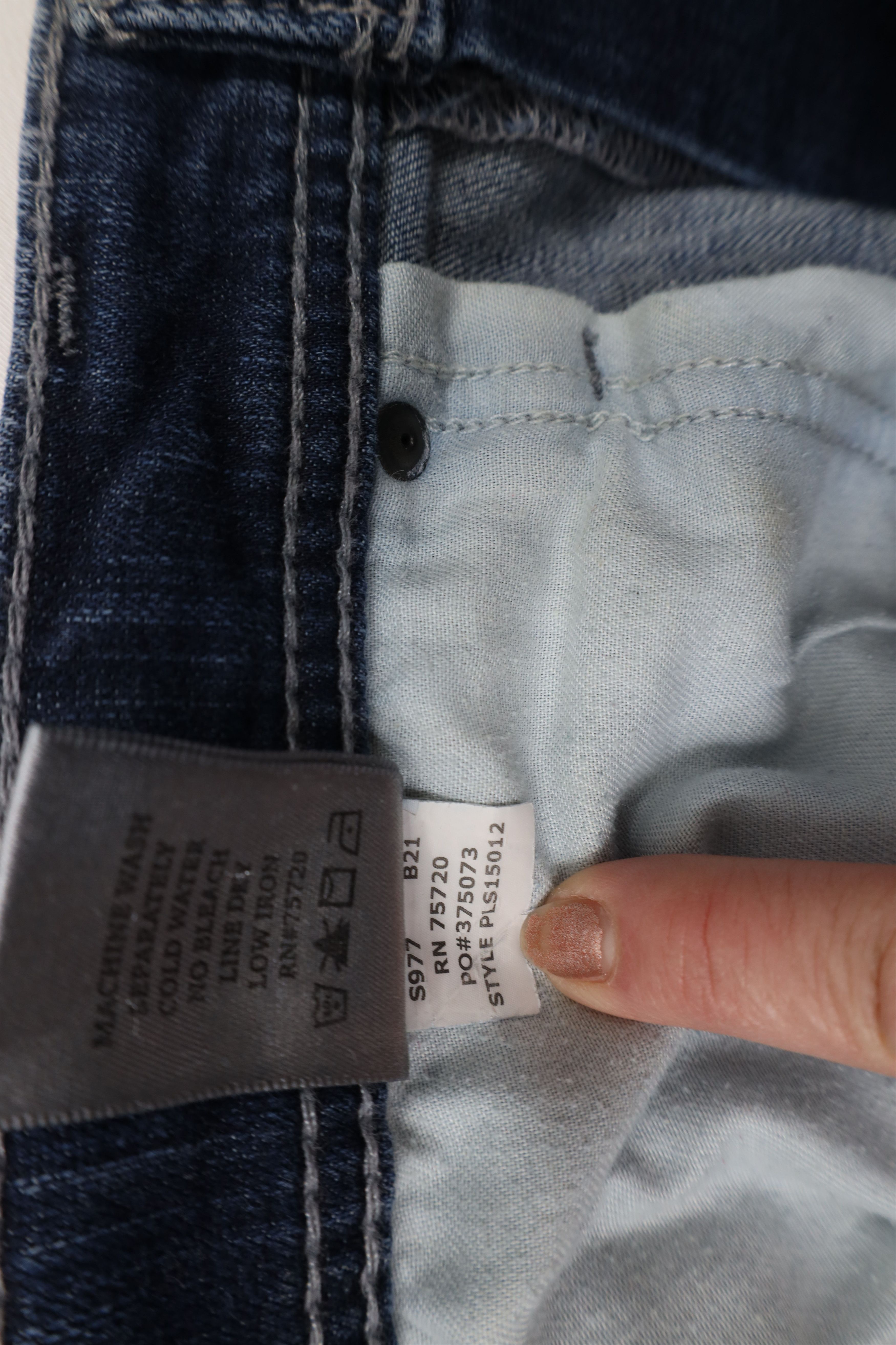 Vintage Buckle BKE Stitch Jake Stretch Bootleg Denim Jeans Blue Size US 34 / EU 50 - 9 Thumbnail
