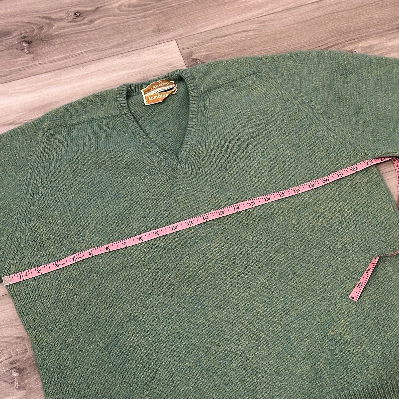 Jantzen VTG 1960s Jantzen Sweater Men’s X-Large Washable Wool Green Size US XL / EU 56 / 4 - 6 Thumbnail