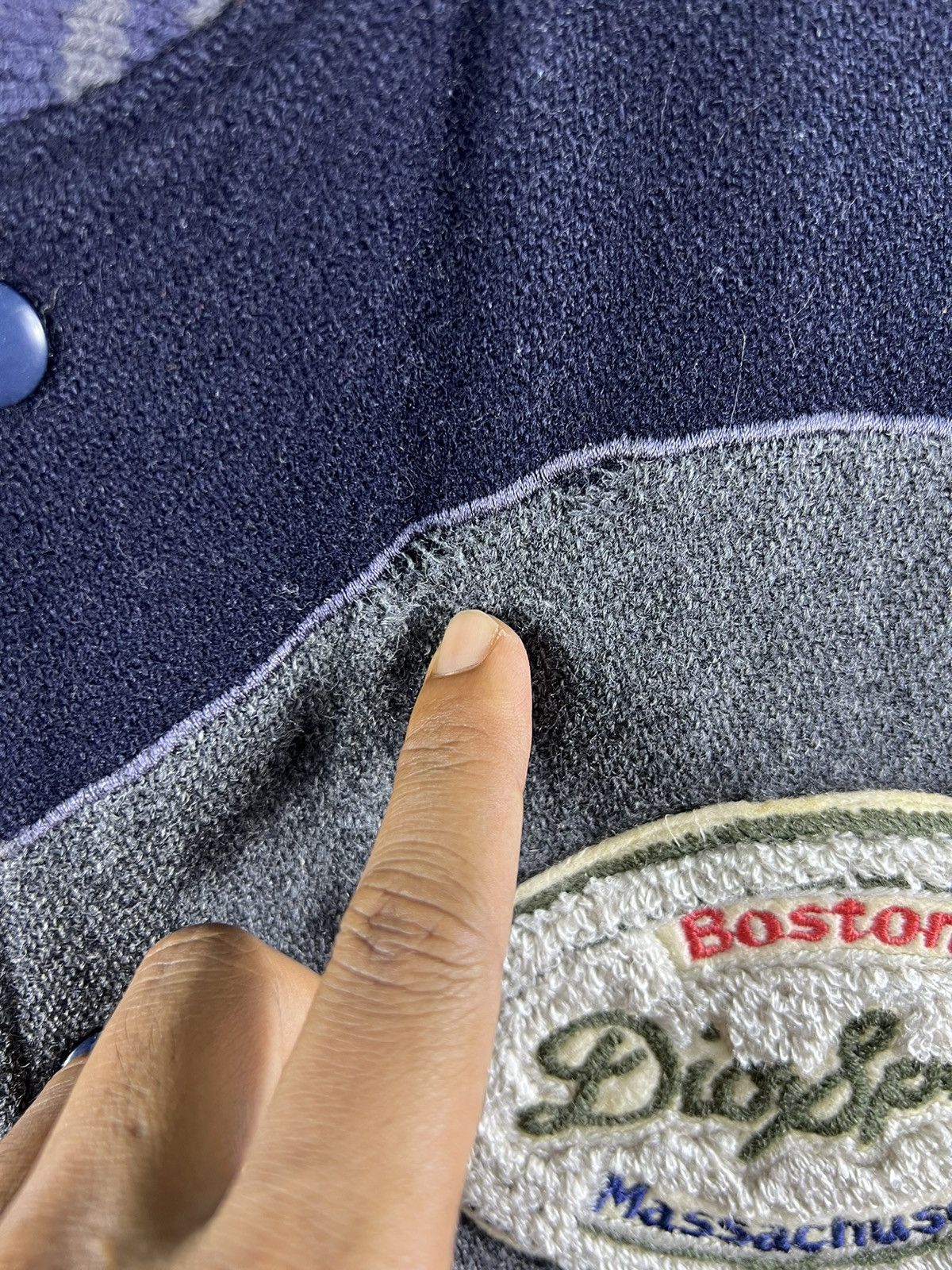 Vintage 🔥 Vintage MADE IN USA BOSTON UNIV. VARSITY WOOL JACKET Size US S / EU 44-46 / 1 - 6 Thumbnail