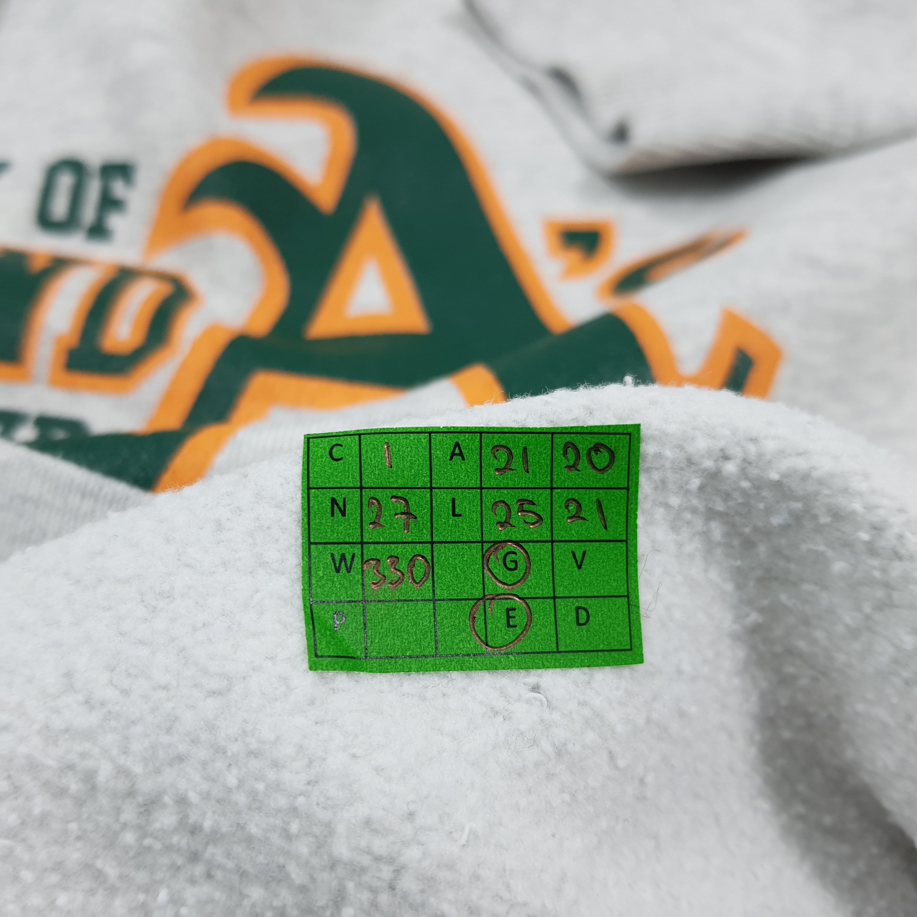 Hanes Vintage 90s Oakland A's Baseball Club Crewneck E1A27 Size US M / EU 48-50 / 2 - 7 Thumbnail