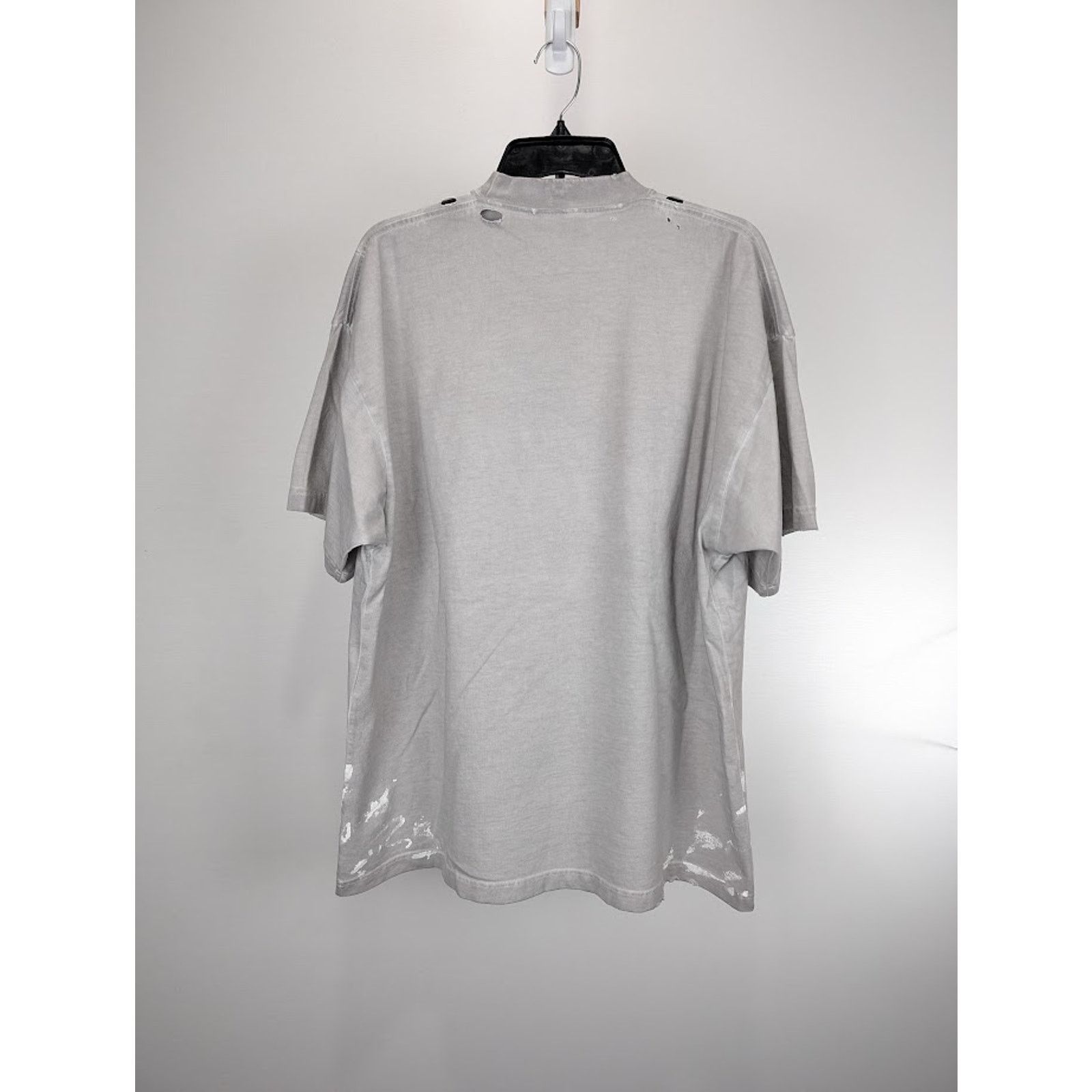Balenciaga o1rshd1 Short Sleeve T-Shirt in Grey Size US XL / EU 56 / 4 - 11 Thumbnail