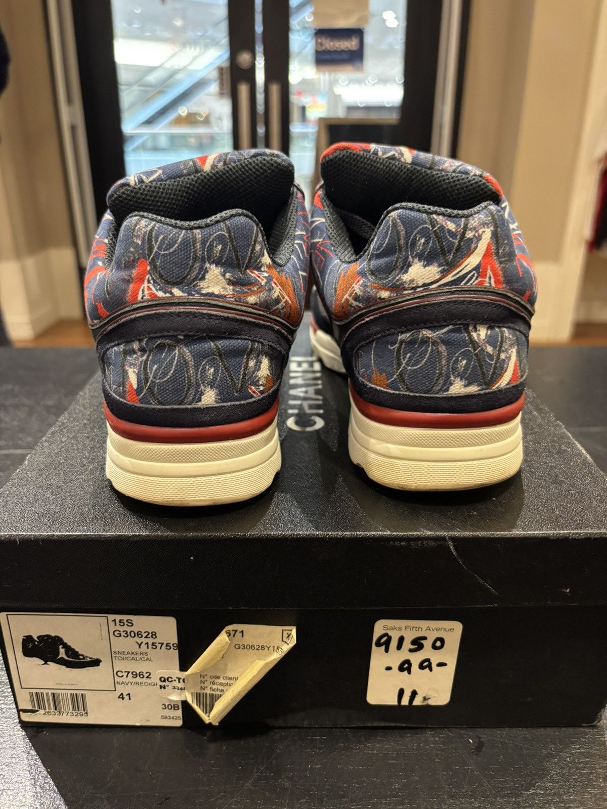 Chanel Chanel Graffiti Heart Sneaker Size US 8 / EU 41 - 4 Thumbnail