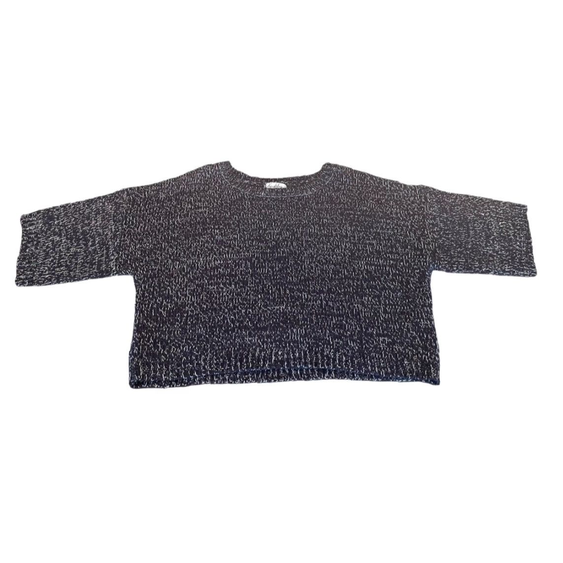 Vintage Keighley Knit Womens Pullover Sweater M Oversized Marled Knit Navy Blue White Wool Blend Pullover Knit Waist Length Medium Womens Modern Vintage Size M / US 6-8 / IT 42-44 - 5 Thumbnail