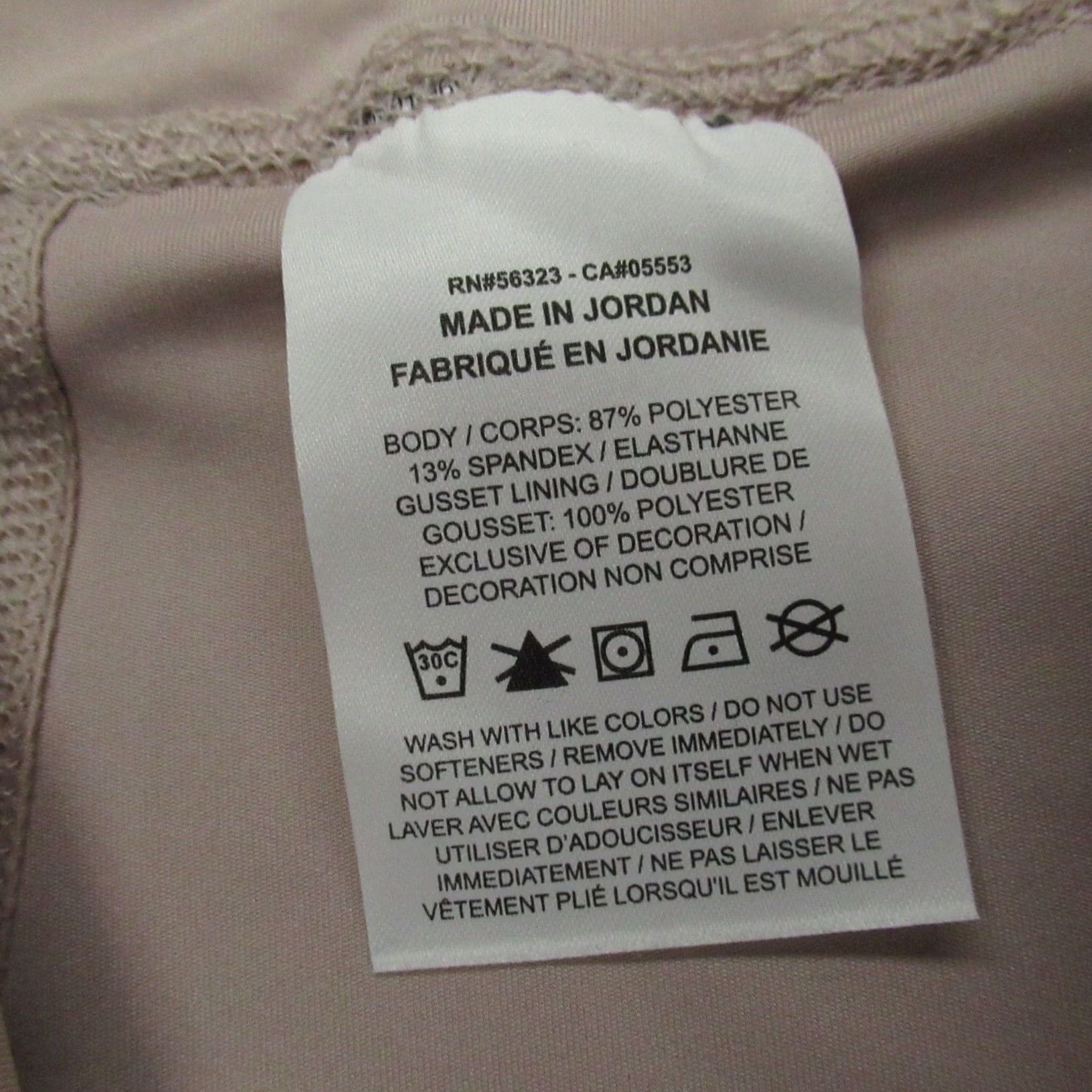 Nike Nike Yoga Leggings Womens XL Light Pink 7/8 Length High Rise Training Cropped Ankle Solid Lightweight Stretch Performance Activewear Workout Gear Size 40" / US 18 - 5 Thumbnail