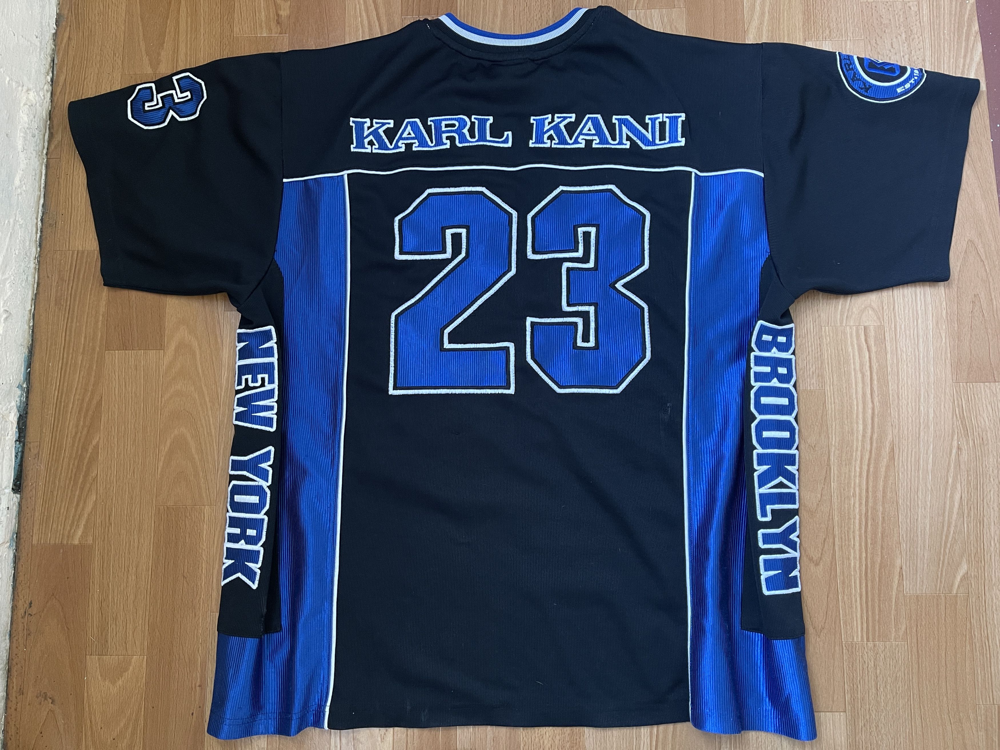 Karl Kani Karl Kani jersey, Brooklyn t-shirt, vintage New York, 90s XL Size US XL / EU 56 / 4 - 1 Thumbnail