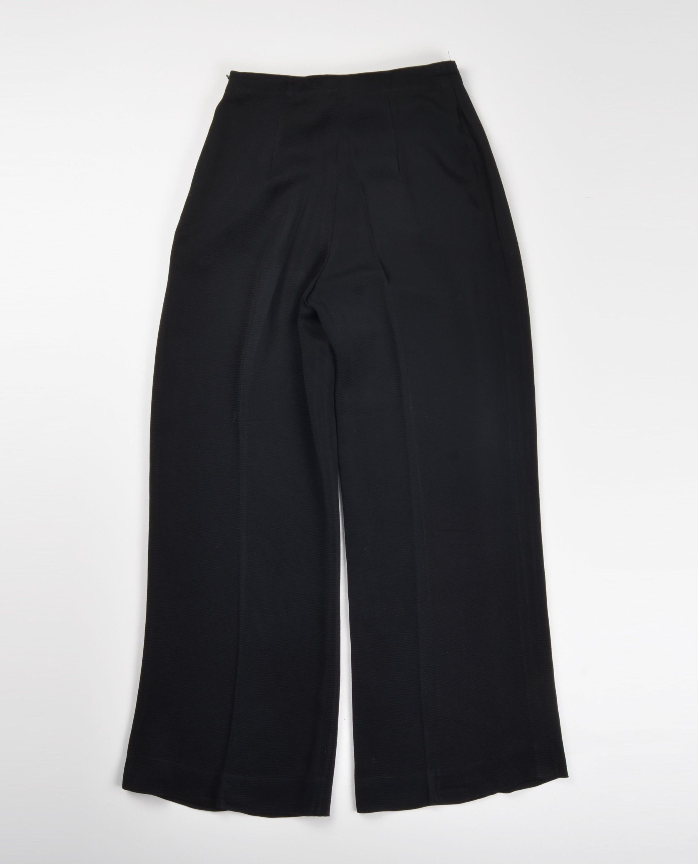 Valentino Vintage Valentino Boutique 80's Black Flared Dress Trousers Size 26" / US 2 / IT 38 - 5 Thumbnail