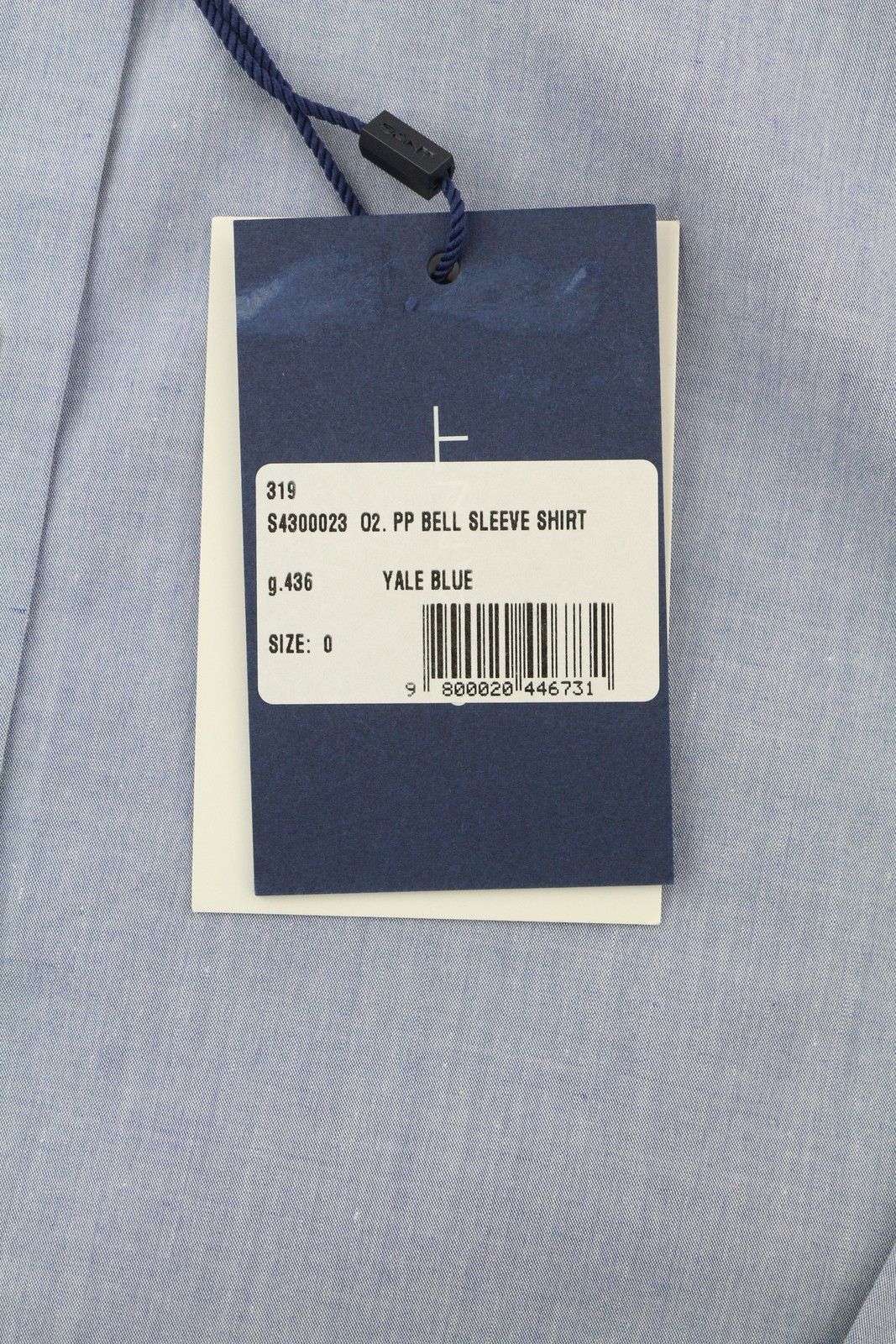 Gant PP BELL EU36 Blue Spread Collar Button-Up Shirt 85121 Size S / US 4 / IT 40 - 8 Thumbnail