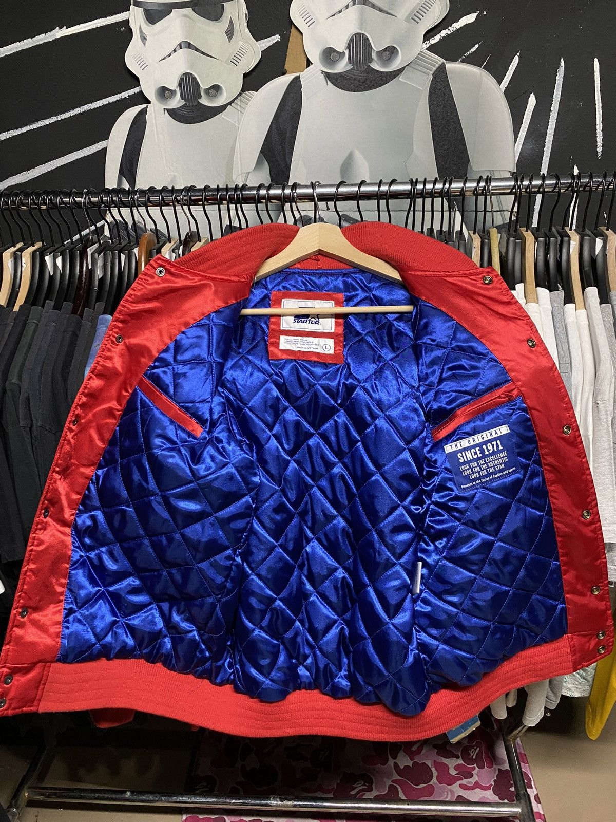 Vintage 00’ Los Angeles Clippers Jacket Satin Starter Medium