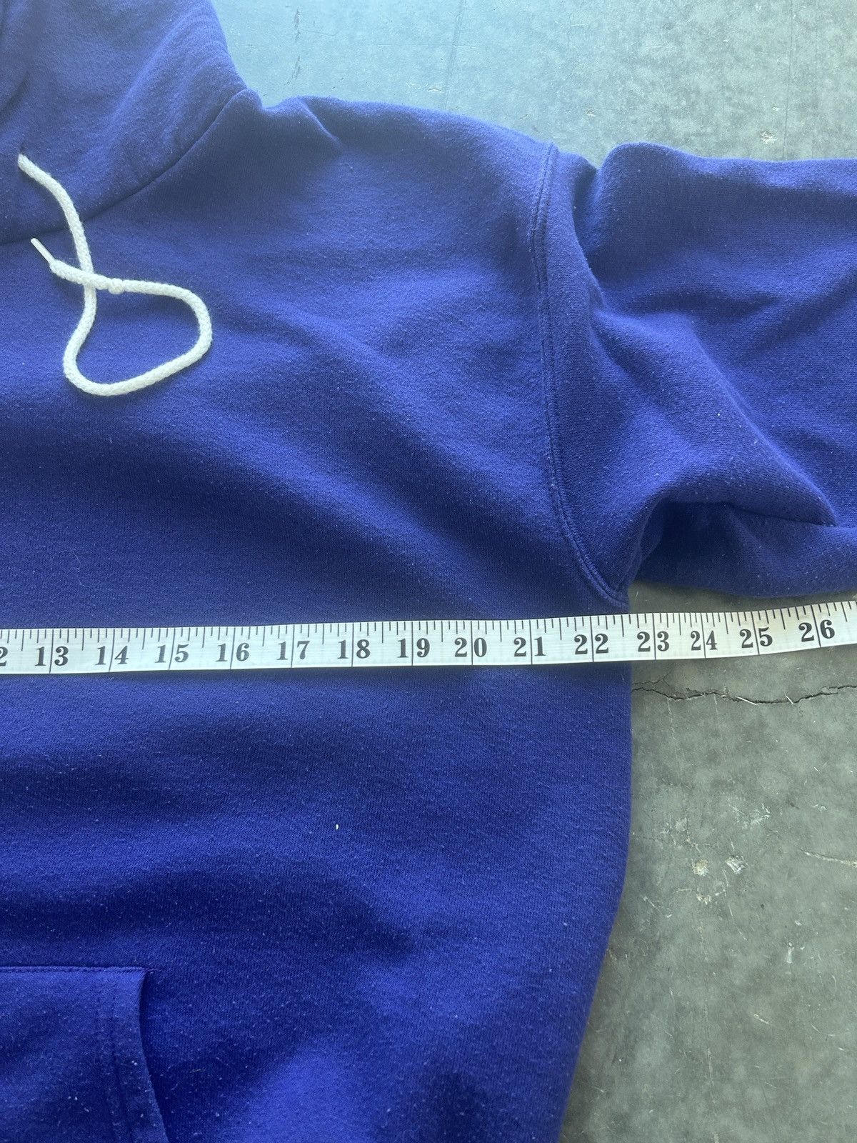 Vintage Vintage 90s Santee Heavyweight Hoodie Boxy Fit Size US L / EU 52-54 / 3 - 4 Thumbnail
