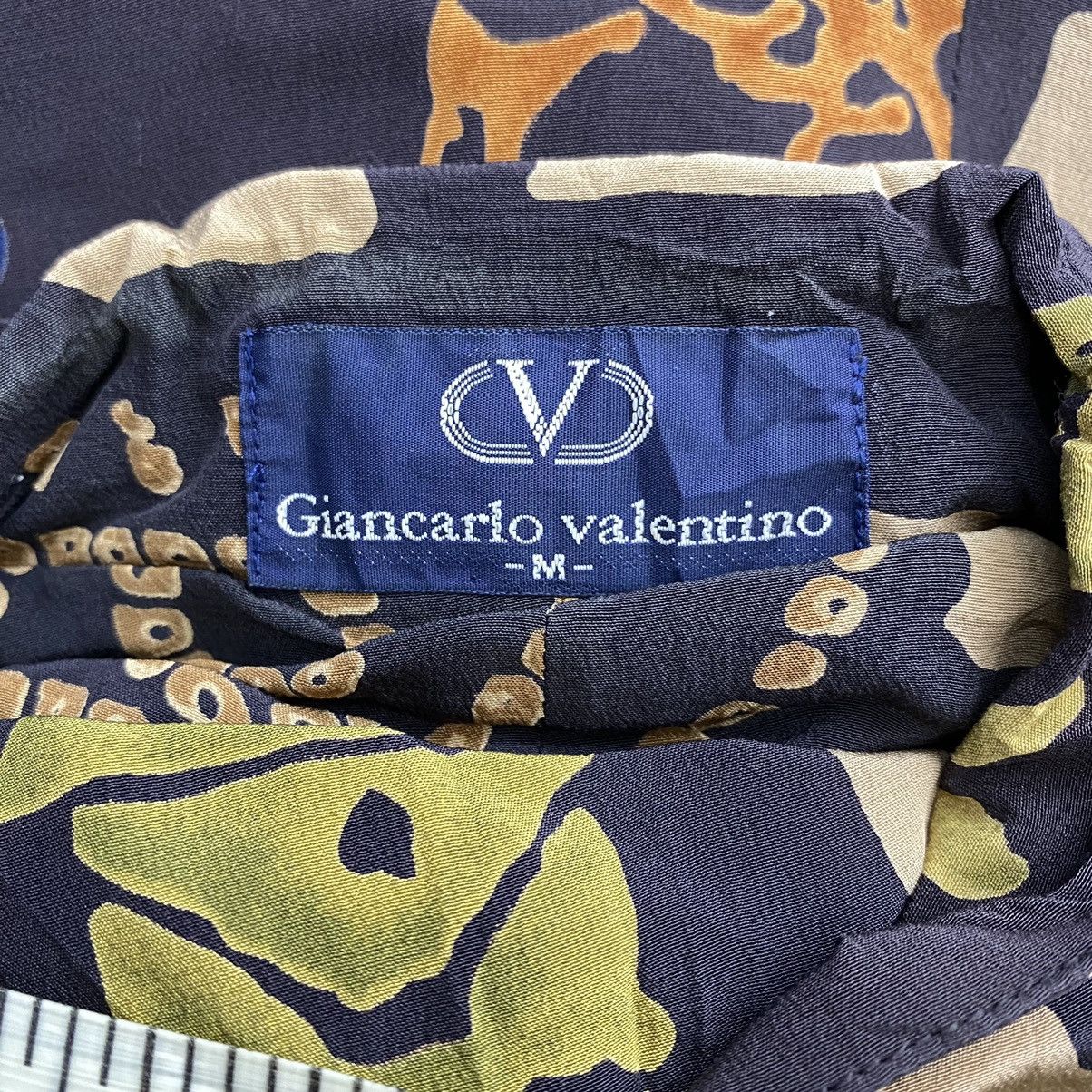 Vintage GIANCARLO VALENTINO Italian Brand Overprint Design Blazer Size US M / EU 48-50 / 2 - 3 Thumbnail