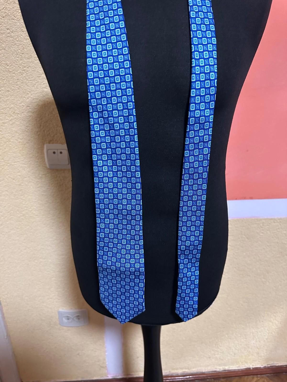 Cesare Attolini Cesare Attolini Silk Tie Blue Size ONE SIZE - 2 Thumbnail