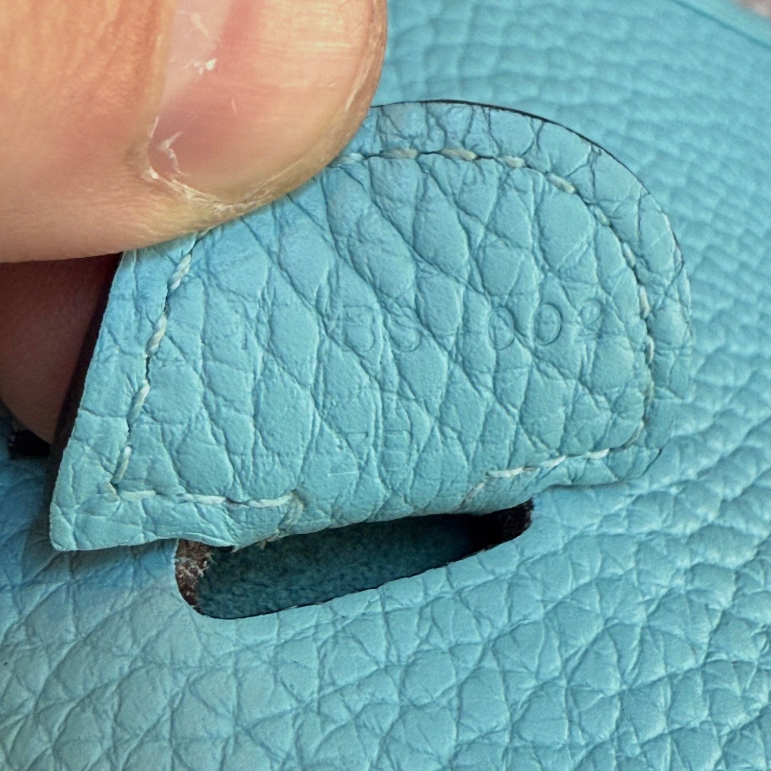 Hermes Hermès 2015 Bleu Atoll Clemence Evelyne III Crossbody Bag Size ONE SIZE - 17 Thumbnail