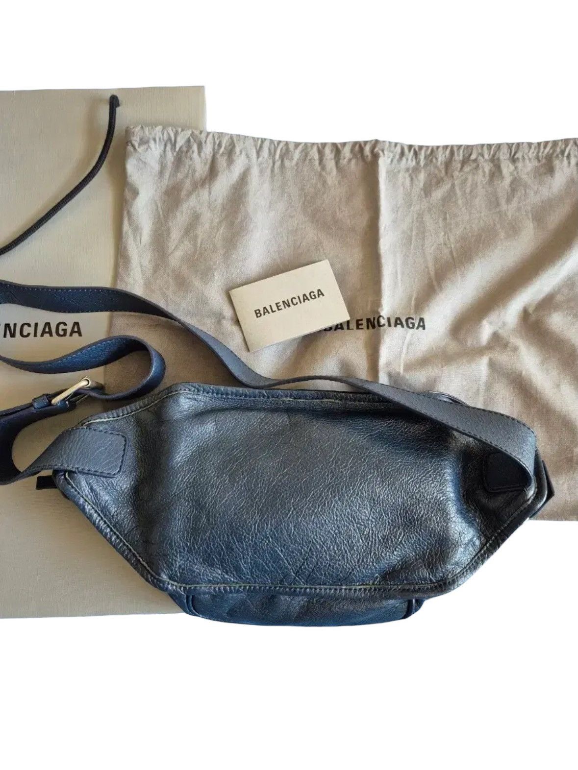 Balenciaga Balenciaga Motocross Leather Cross Bag Size ONE SIZE - 4 Thumbnail