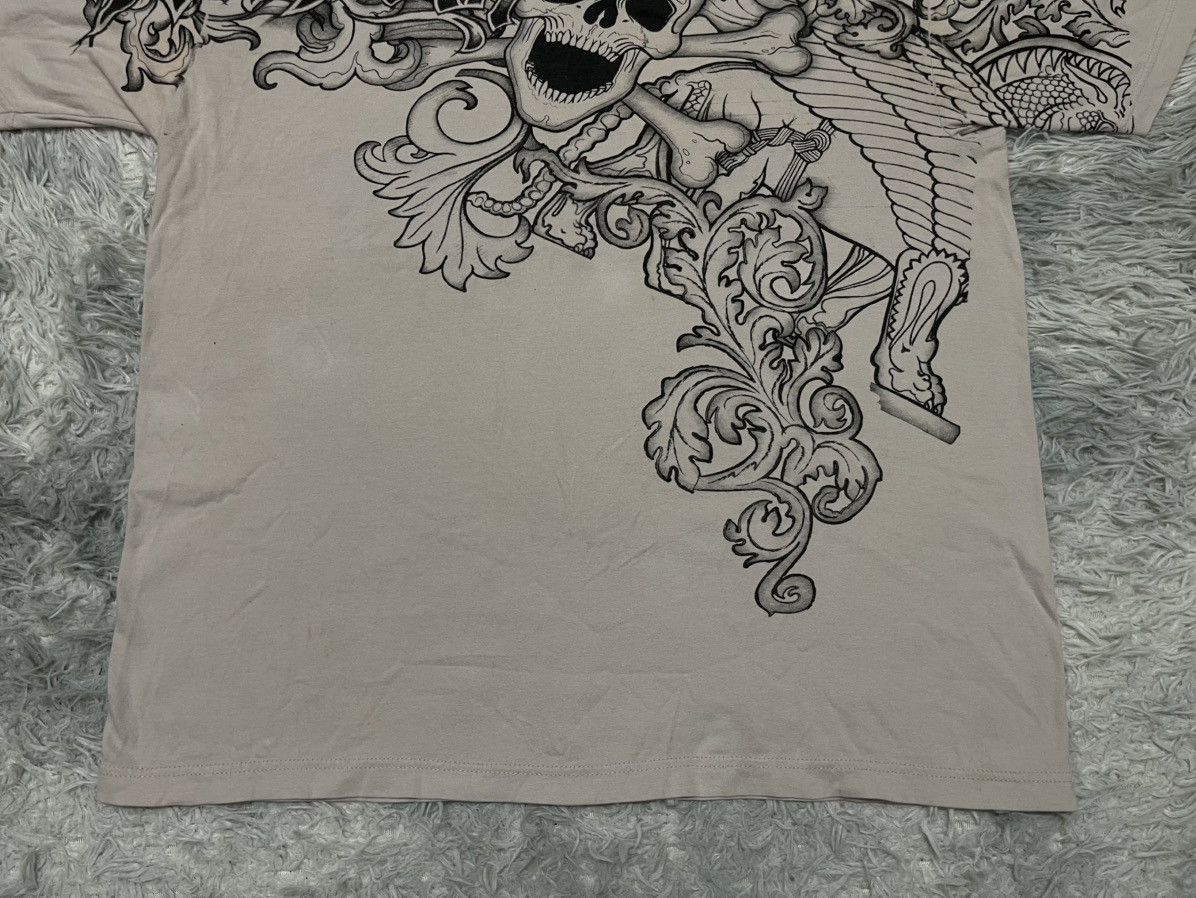 No Fear 2000s NO FEAR SKULL CROSS DESIGN RARE Size US XL / EU 56 / 4 - 3 Thumbnail