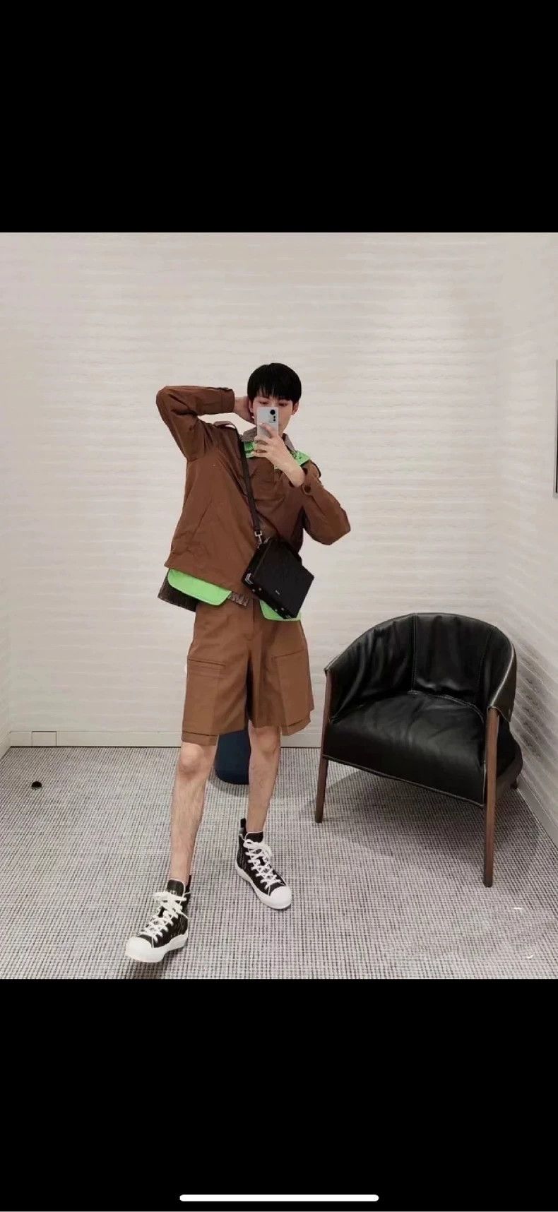 Dior Dior Brown lock-locked workwear shorts 2502-Nextarrow Size US 30 / EU 46 - 9 Thumbnail