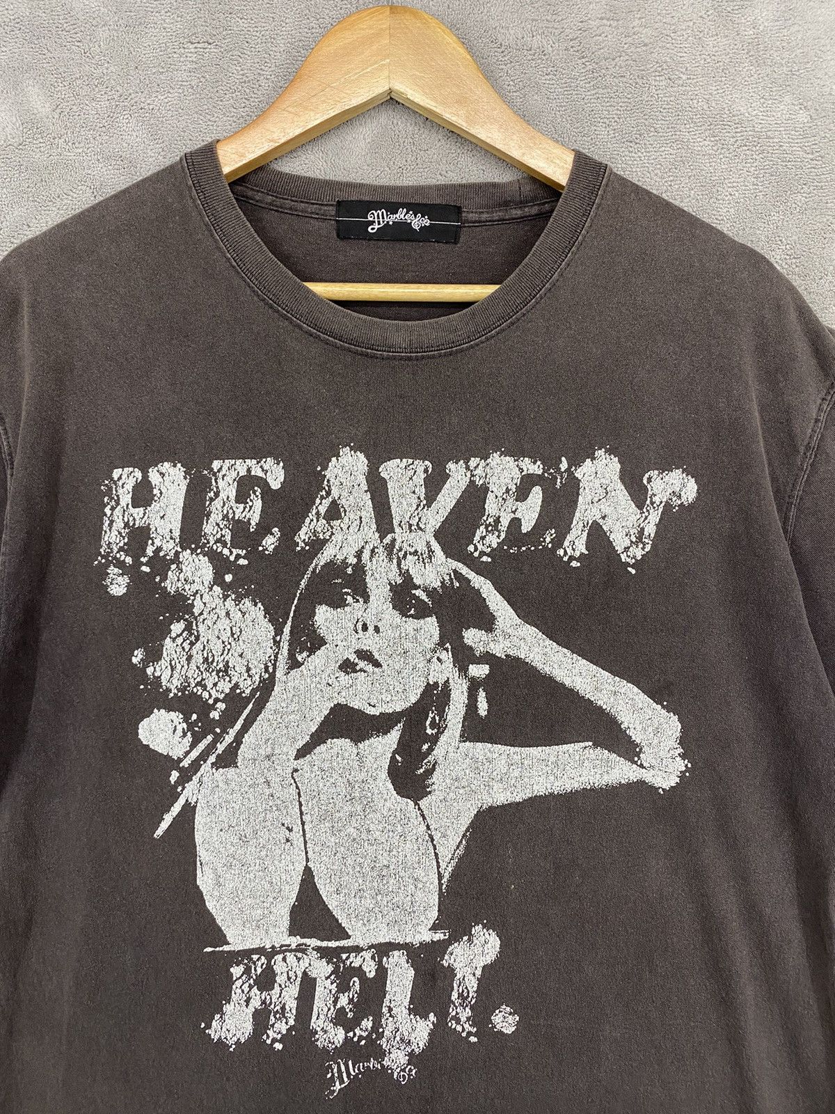 Hysteric Glamour VINTAGE FADED MARBLES CO LTD ‘HE AVEN HELL’ Size US L / EU 52-54 / 3 - 5 Thumbnail