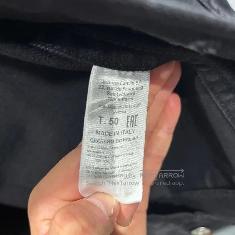 Lanvin Lanvin Black Denim Jacket for Men . Size US XL / EU 56 / 4 - 4 Thumbnail