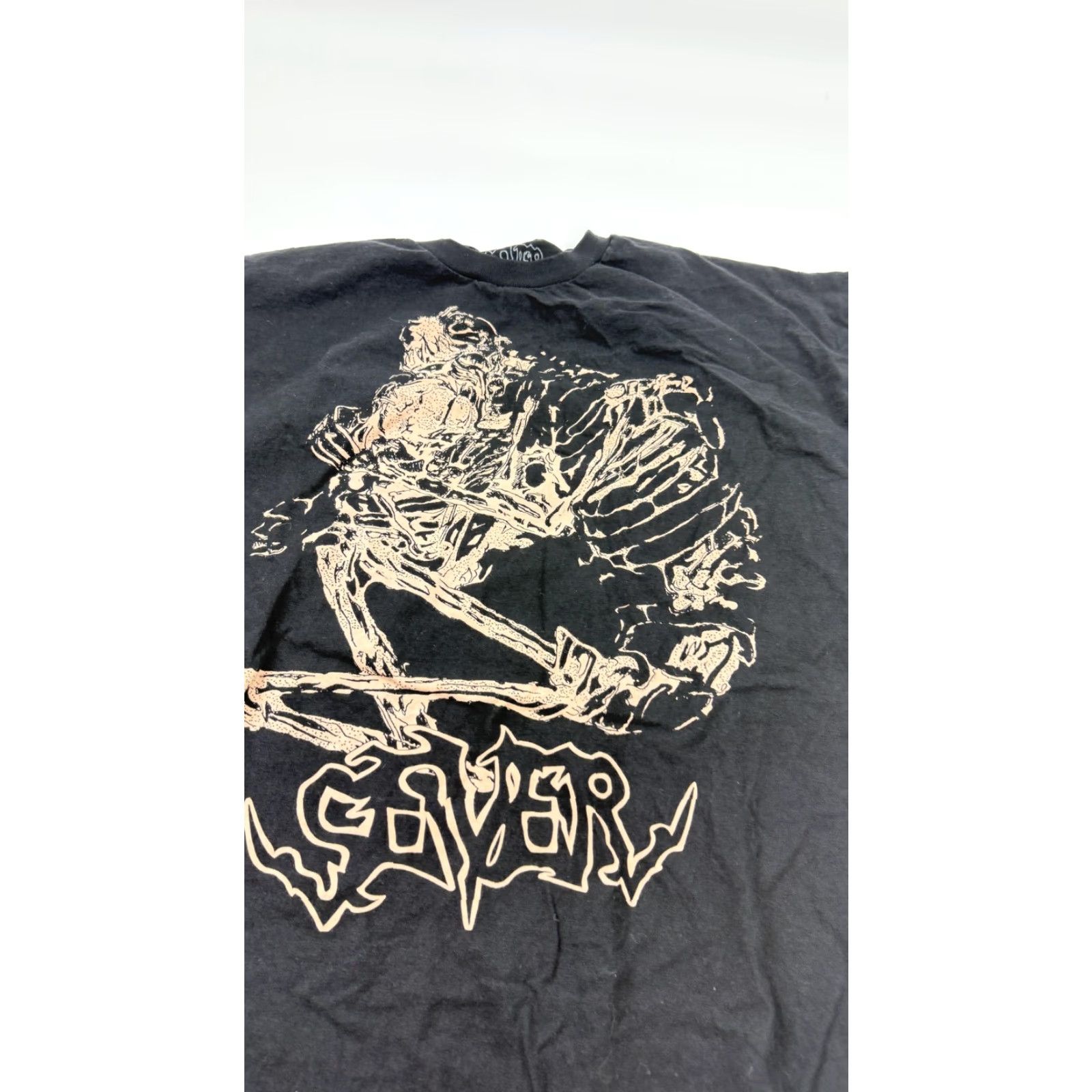 Vintage Sever Shirt Mens 2XL Black Skeleton Graphic Tee 100% Cotton Metal Band Shirt Size US XXL / EU 58 / 5 - 2 Thumbnail
