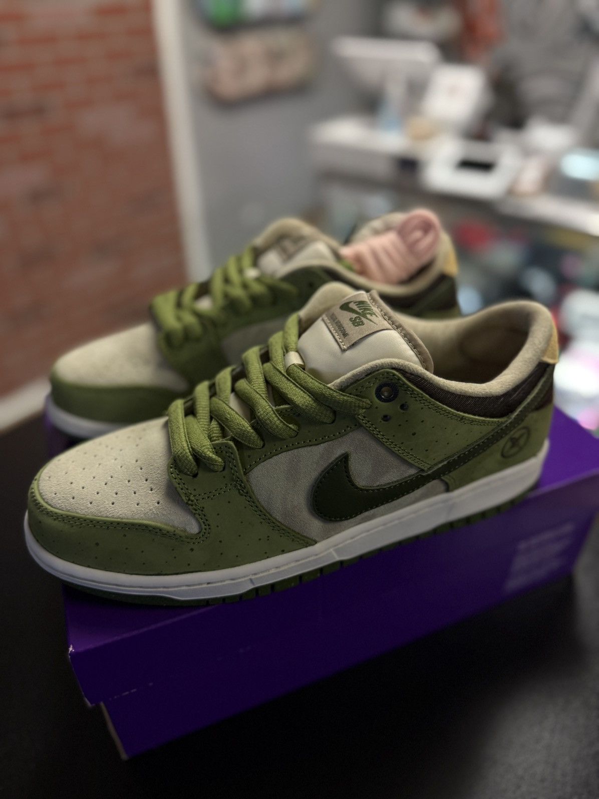 Nike Nike Dunk Low Yuto Horigome Matcha Size 9.5 (NEW) Size US 9.5 / EU 42-43 - 5 Thumbnail