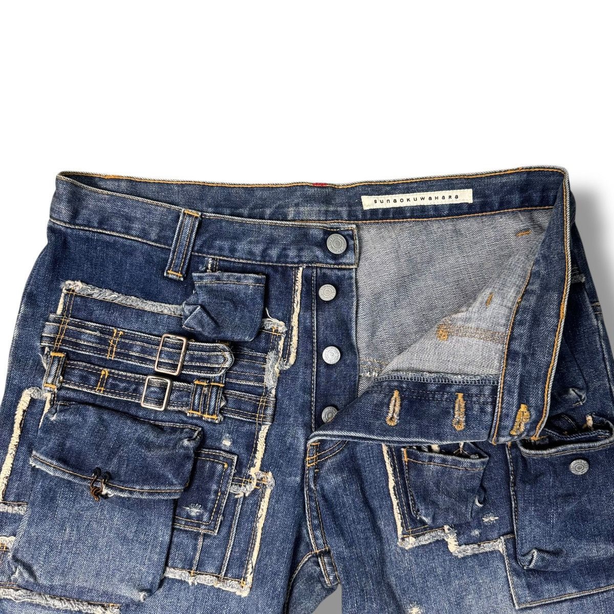 Issey Miyake Sunao Kuwahara Issey Miyake Multi Pocket Denim Short Size US 32 / EU 48 - 15 Thumbnail