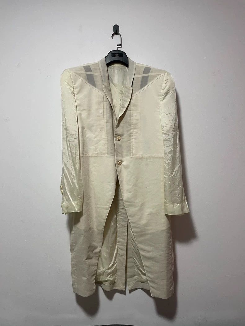 Rick Owens Long shoulder pad coat-2506