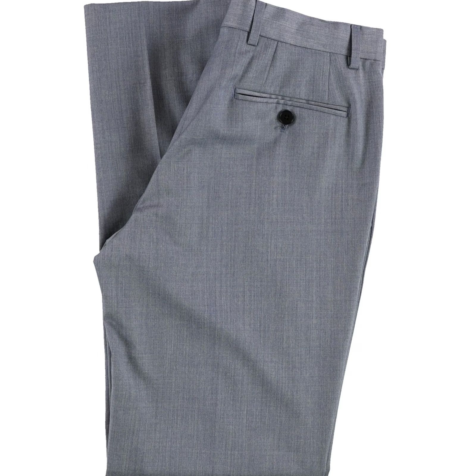 Armani Armani Mens Heathered Straight Leg Slacks Dress Pants medblue 32 Size US 32 / EU 48 - 2 Thumbnail