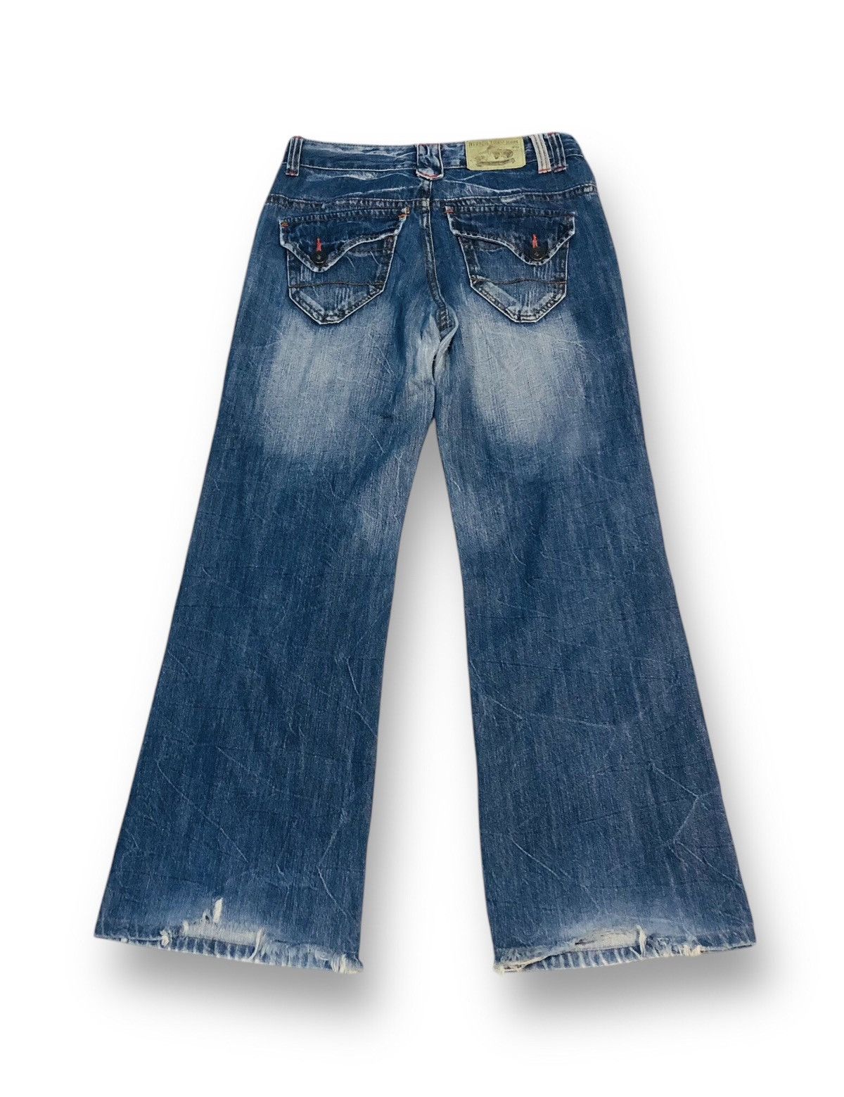 Japanese Brand AFT Distressed Denim Jeans (10) Size US 30 / EU 46 - 2 Thumbnail
