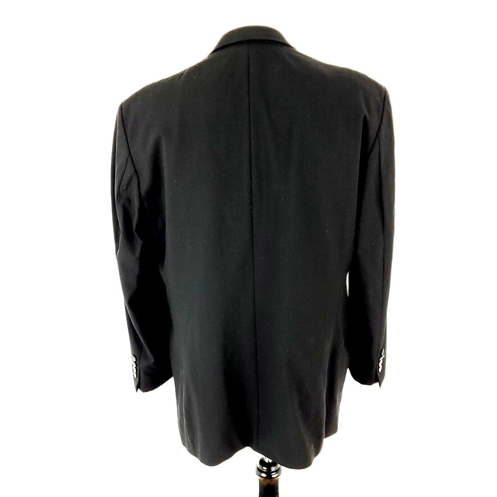 DKNY Dkny Wool 3 Button Blazer 40R Charcoal Gray Size 40R - 7 Thumbnail