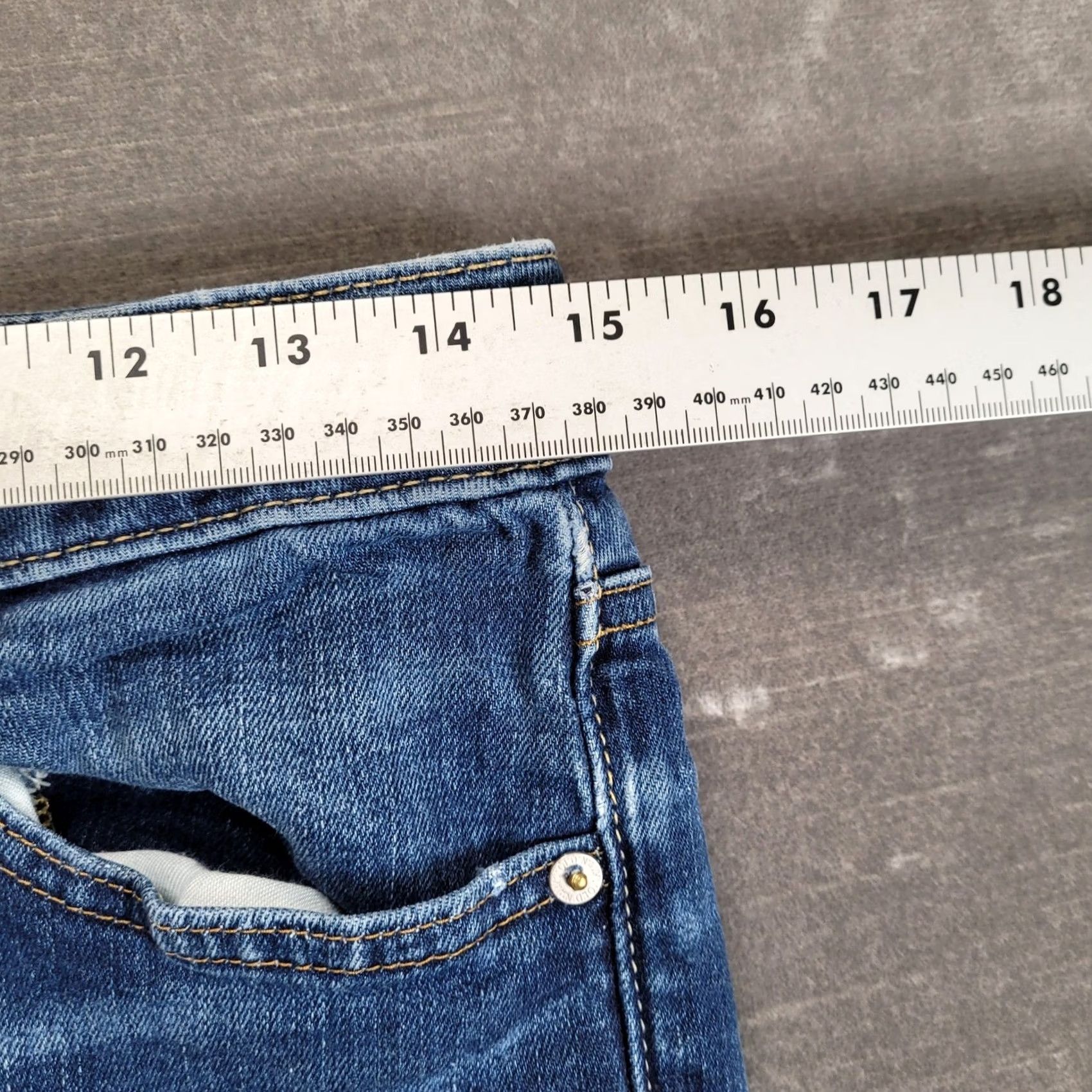 American Eagle Outfitters American Eagle Mens Jeans Slim Straight Blue 30x30 Next Level Flex Denim Size US 30 / EU 46 - 8 Thumbnail