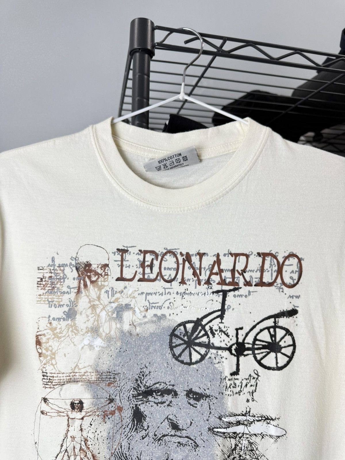 Vintage Rare Vintage Leonardo da Vinci Art T Shirt Picasso Pablo Size US S / EU 44-46 / 1 - 2 Thumbnail