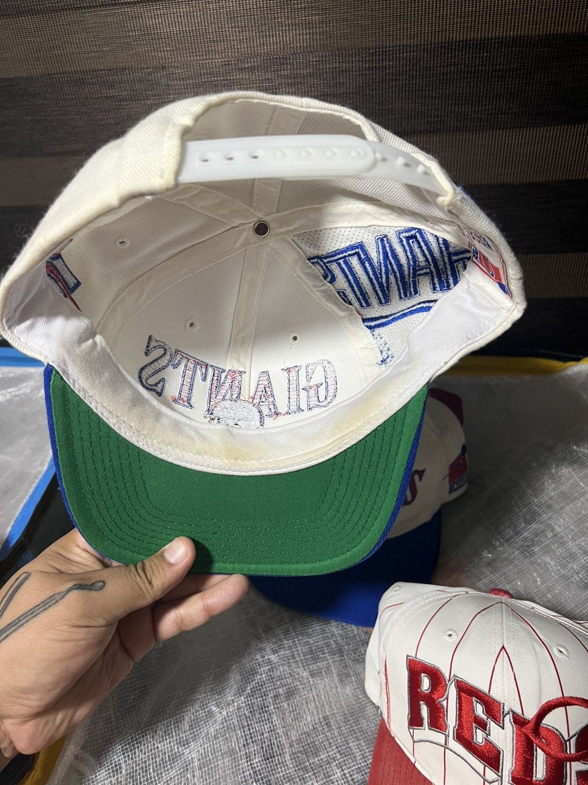 Sports Specialties × Vintage Vintage shadow NY Giants sport specialties Size ONE SIZE - 11 Thumbnail