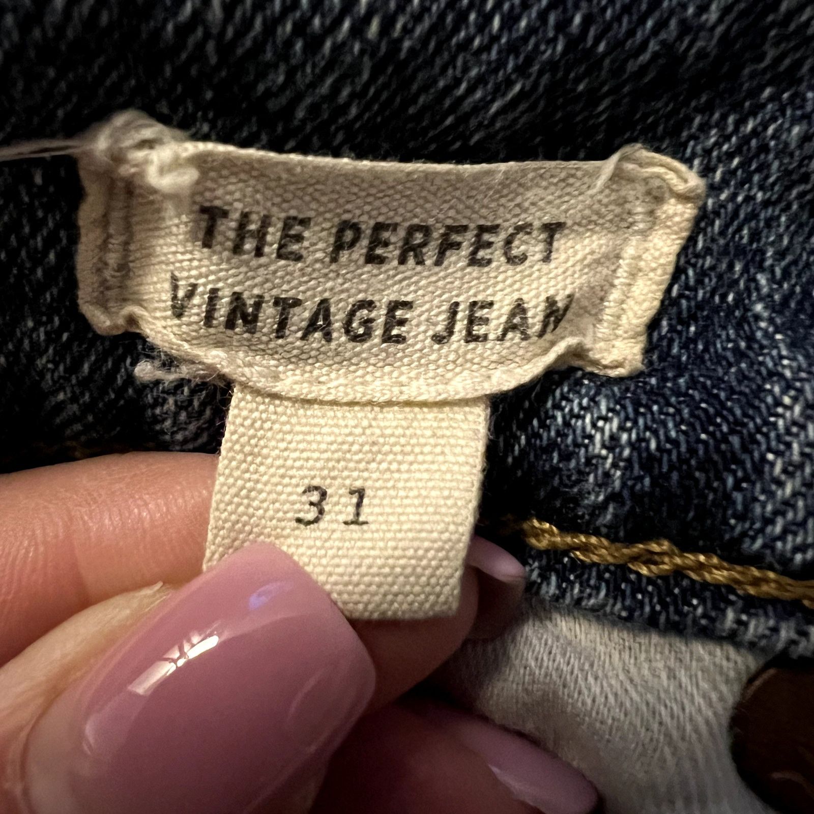 Madewell Madewell The Perfect Vintage Jeans size 31 blue high rise Size 31" - 6 Thumbnail